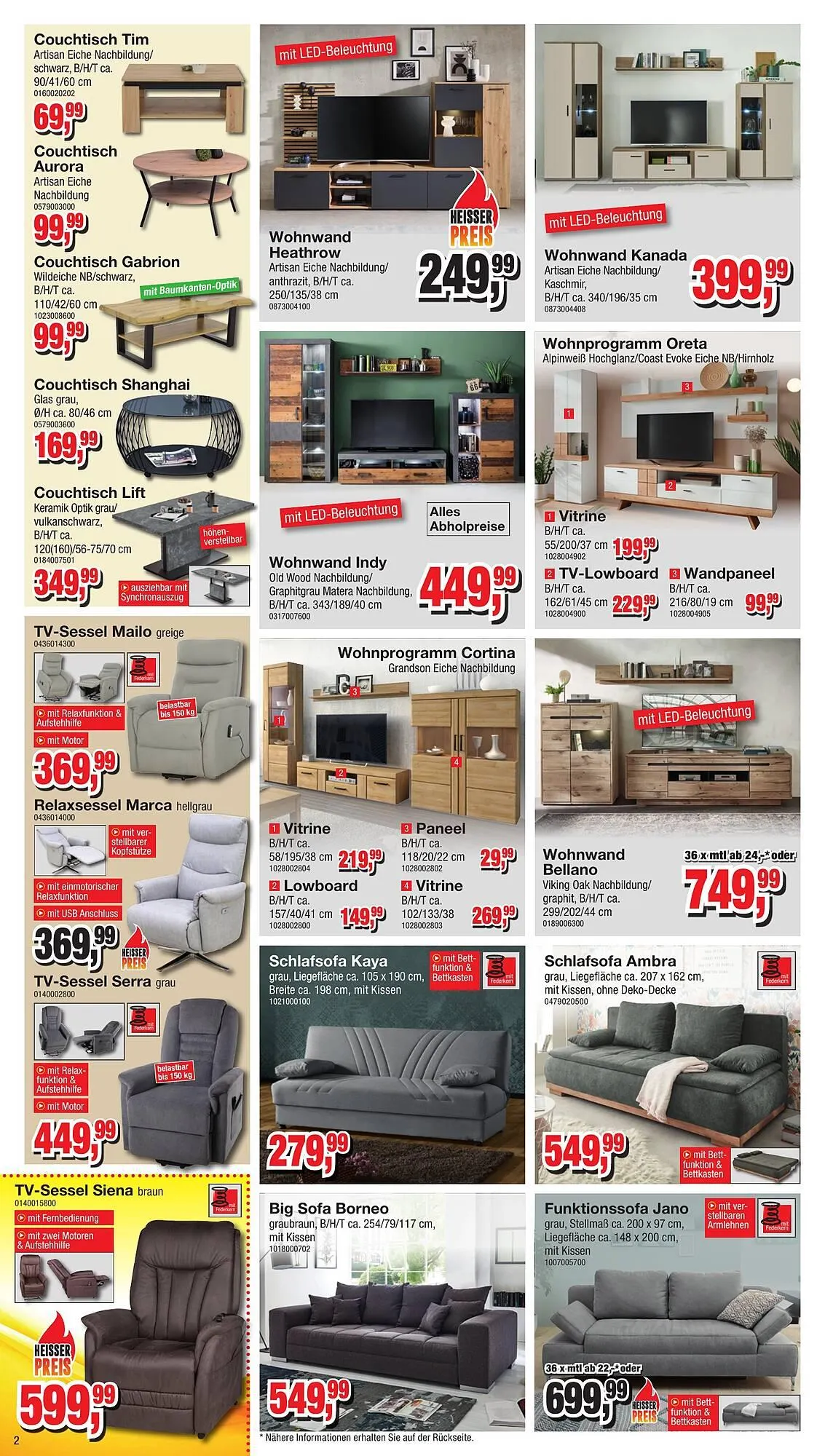 Möbelfundgrube Prospekt von 19. Juni bis 2. Juli 2025 - Prospekt seite 2