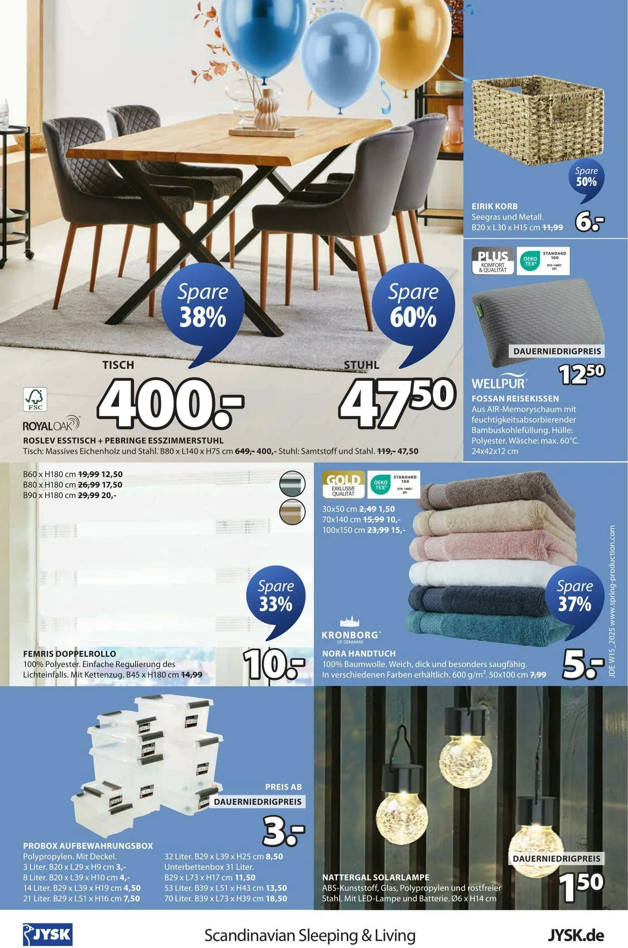 JYSK von 14. April bis 28. April 2025 - Prospekt seite 9