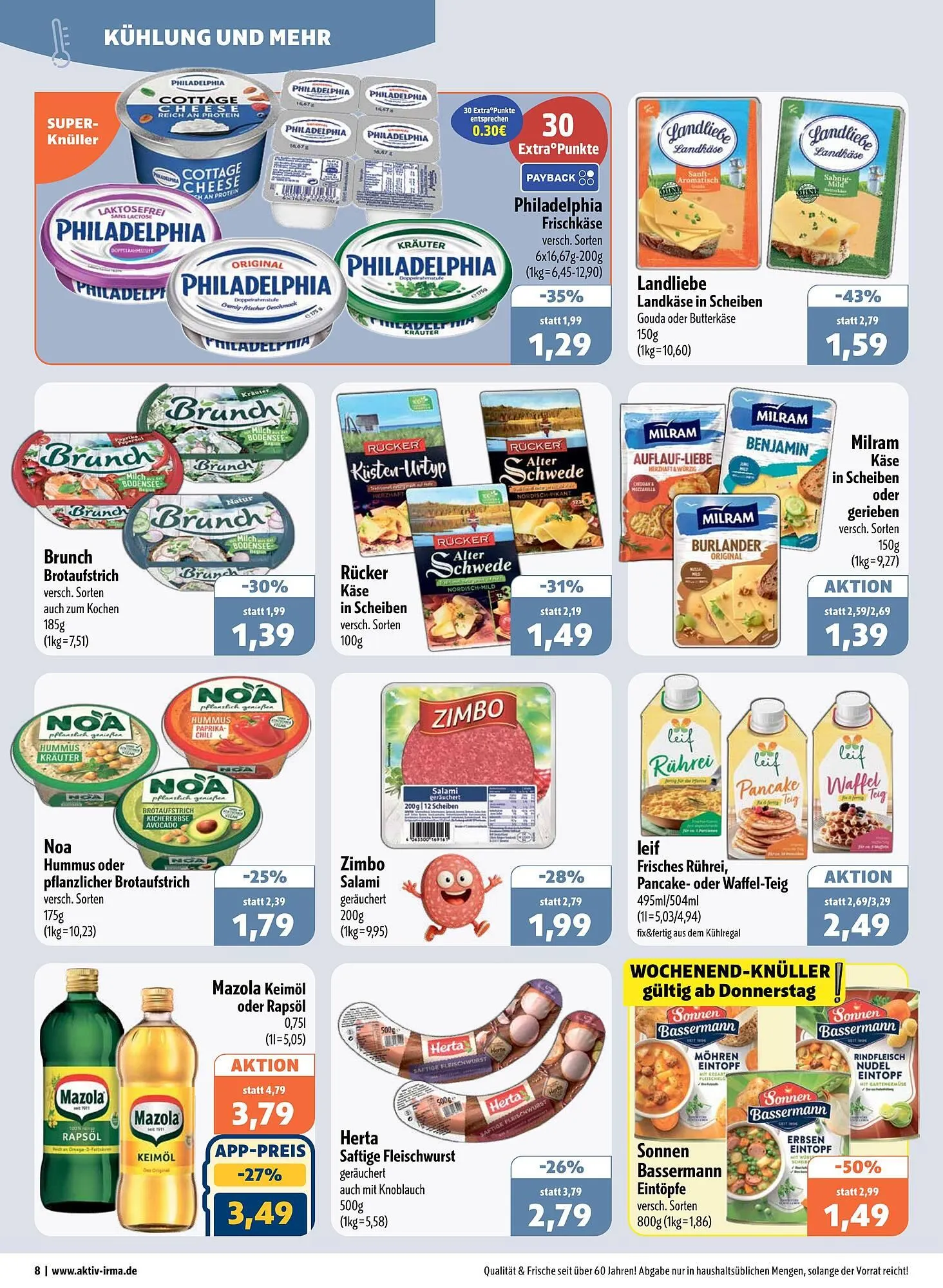 Aktiv Irma Prospekt von 10. November bis 15. November 2025 - Prospekt seite 8