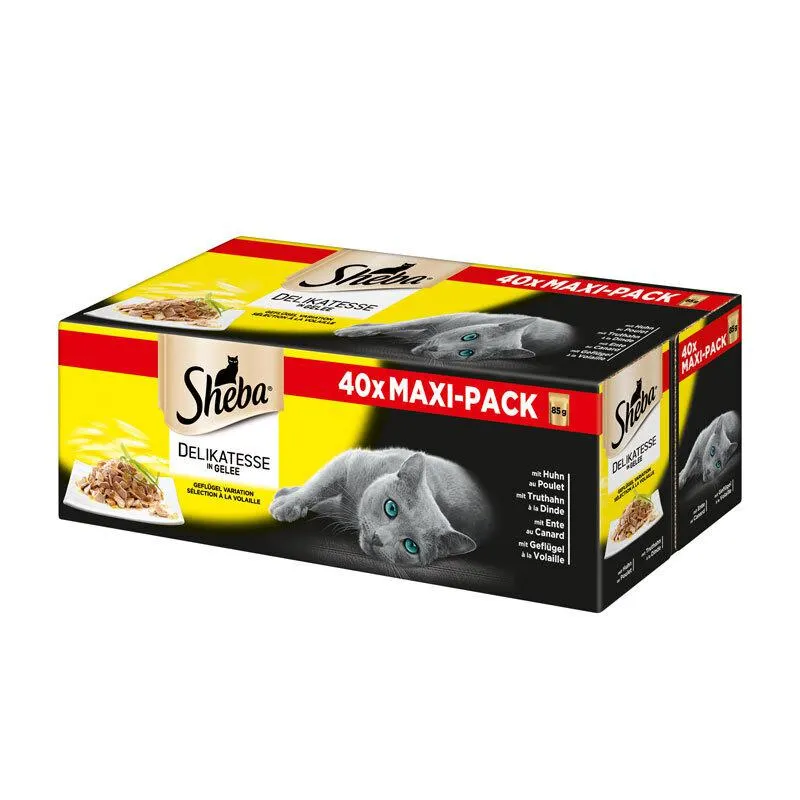 Sheba Delikatesse in Gelee 40x85g
