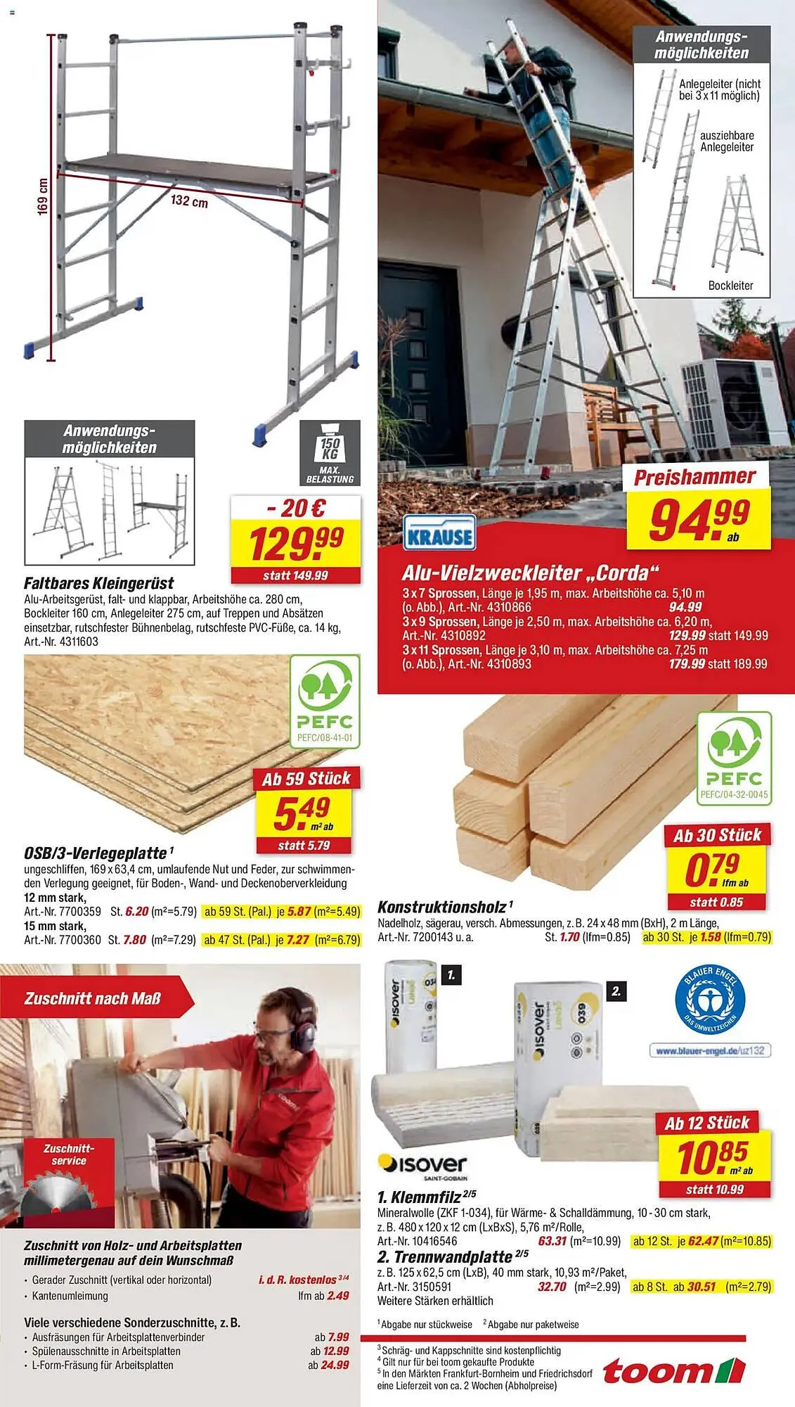 Toom Baumarkt Prospekt von 28. März bis 3. April 2026 - Prospekt seite 21