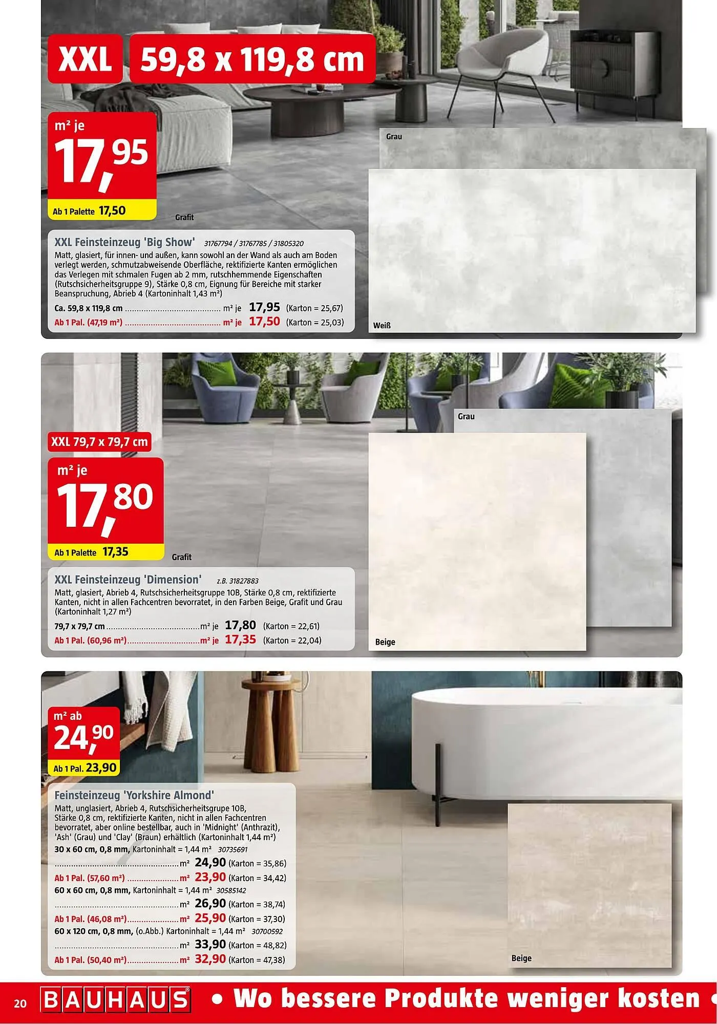 Bauhaus Prospekt von 1. November bis 29. November 2025 - Prospekt seite 20