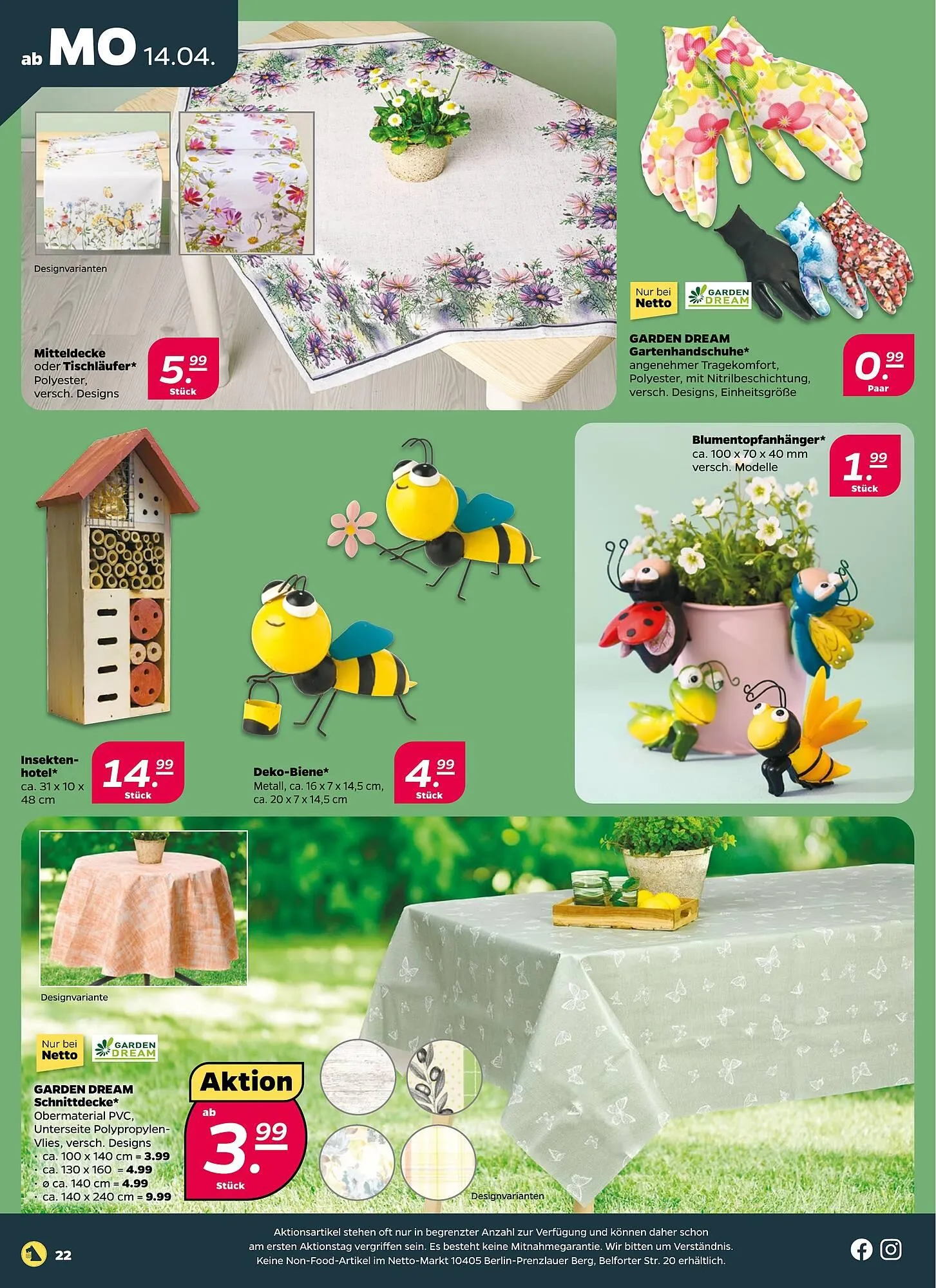NETTO Prospekt von 14. April bis 19. April 2025 - Prospekt seite 22