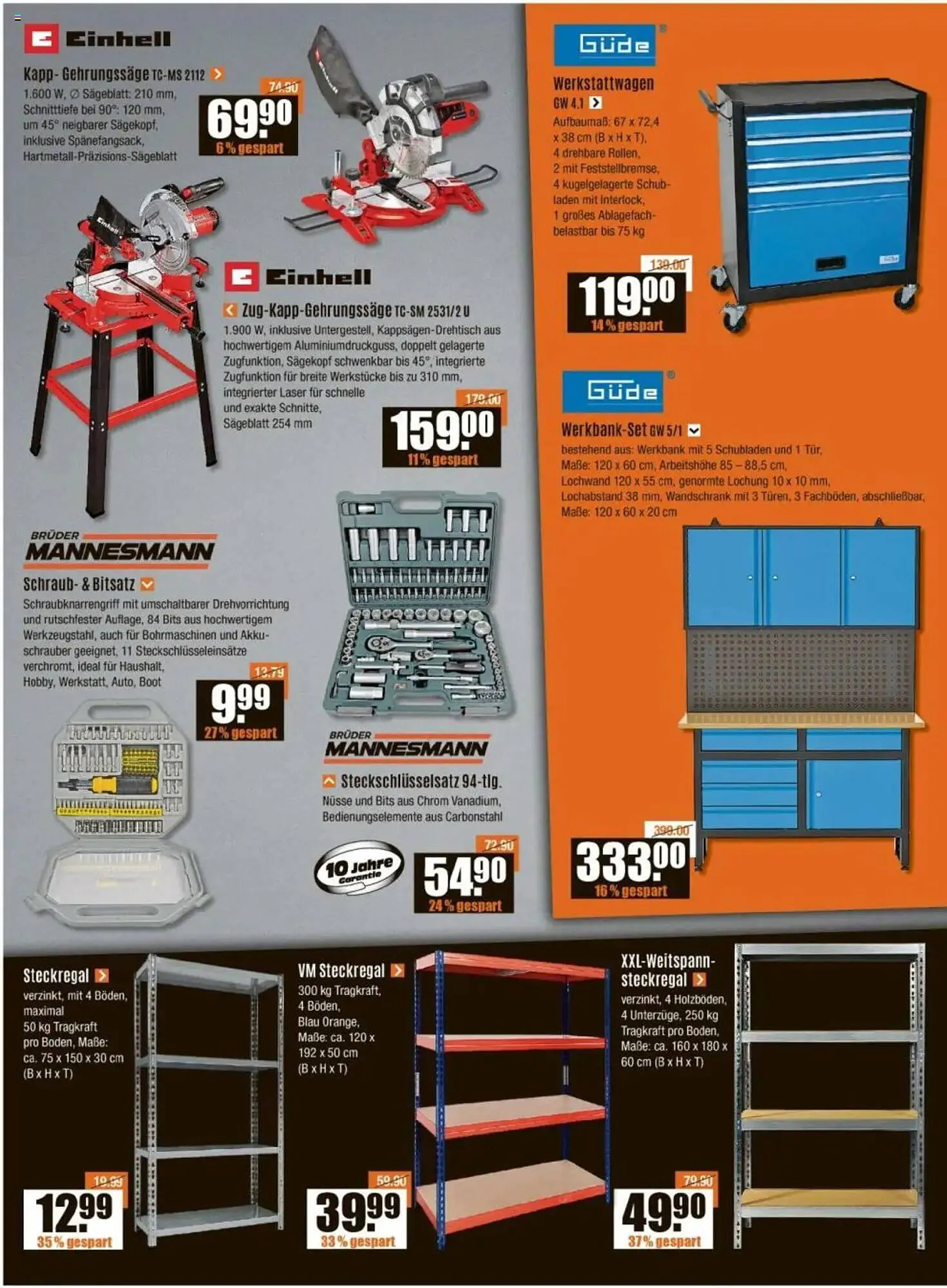 V Baumarkt Prospekt von 8. Mai bis 14. Mai 2025 - Prospekt seite 10