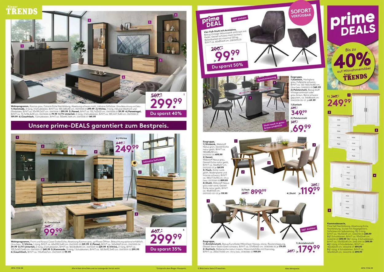 Möbel Rieger Aktueller Prospekt von 31. Dezember bis 14. Januar 2026 - Prospekt seite 3