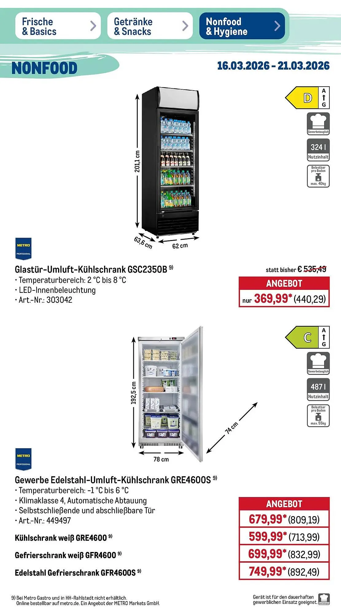 METRO Prospekt von 15. März bis 21. März 2026 - Prospekt seite 54