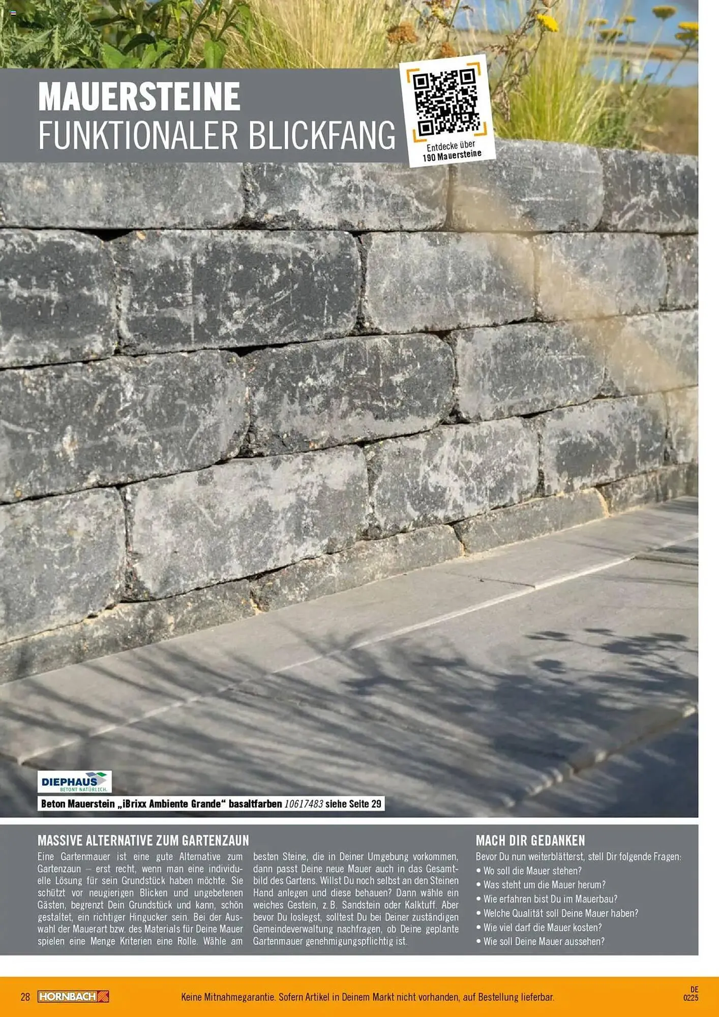 Hornbach Prospekt von 28. Februar bis 29. März 2025 - Prospekt seite 28