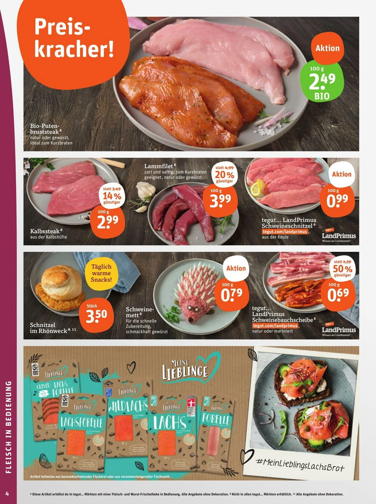 Tegut Aktueller Prospekt von 2. Juni bis 8. Juni 2025 - Prospekt seite 6