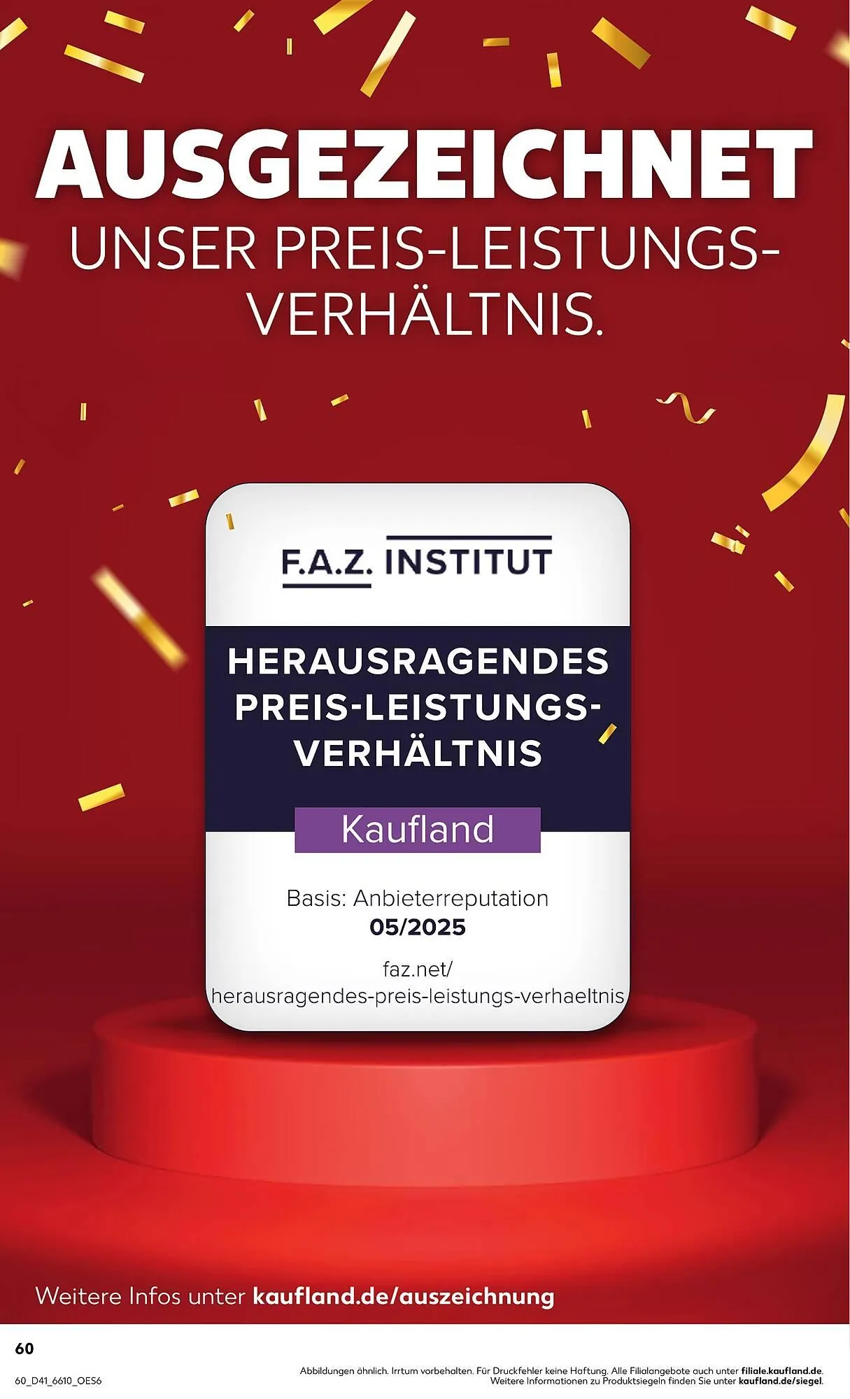 Kaufland Prospekt von 9. Oktober bis 15. Oktober 2025 - Prospekt seite 60