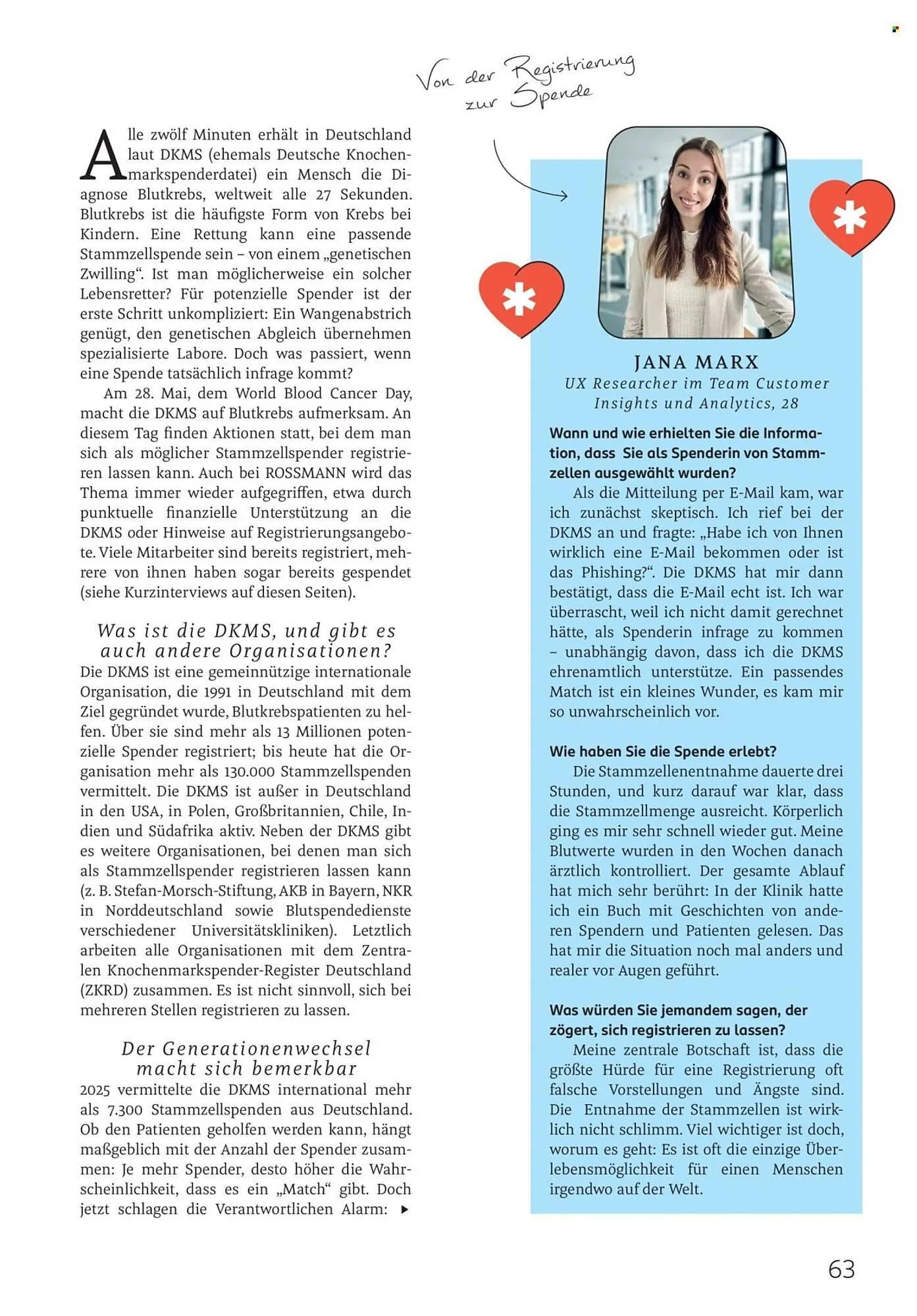 Rossmann Magazin von 1. Mai bis 31. Mai 2026 - Prospekt seite 63