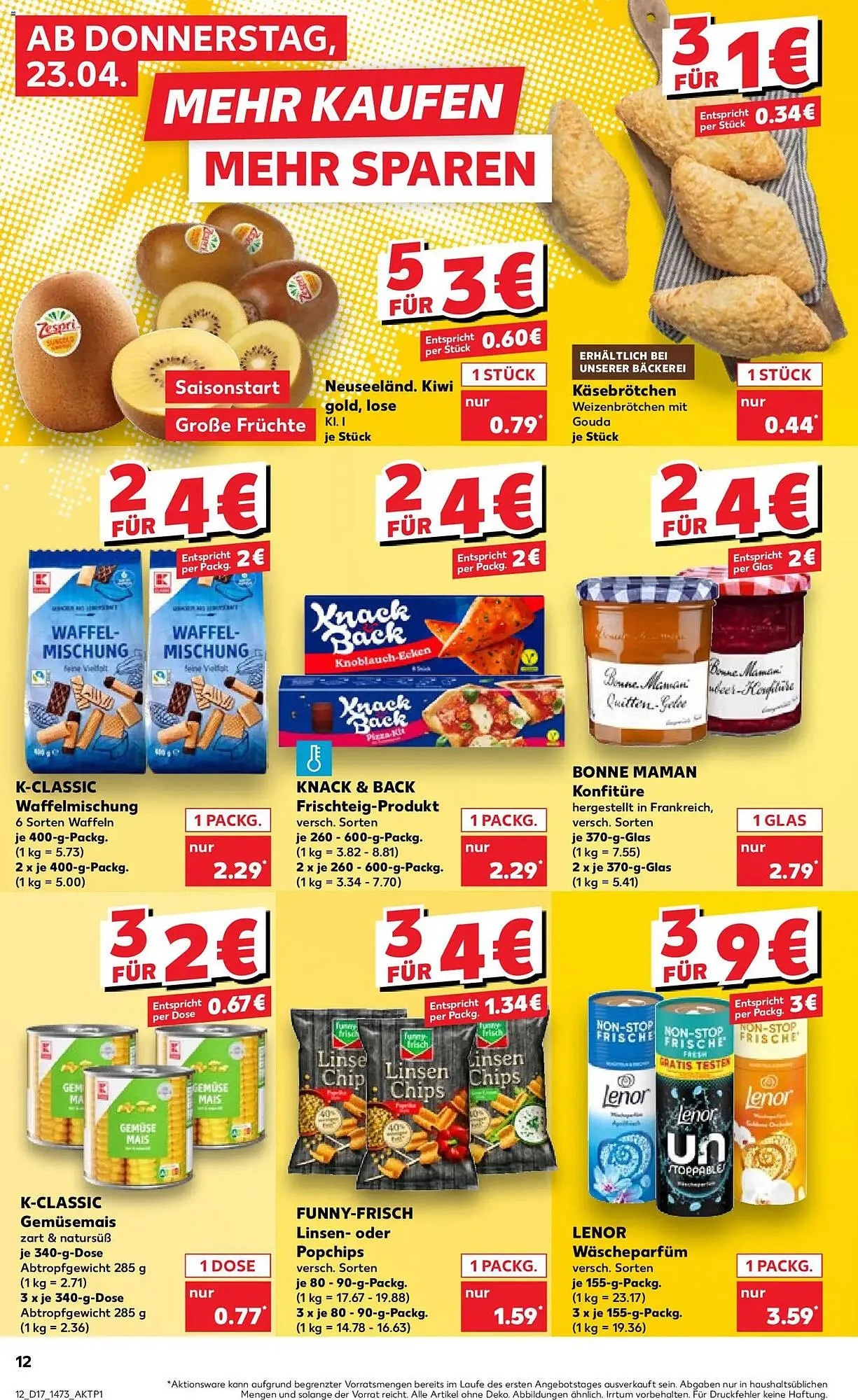 Kaufland Prospekt von 23. April bis 29. April 2026 - Prospekt seite 12