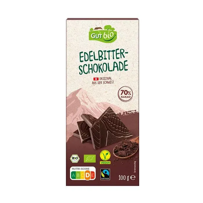 GUT BIO Bio-Schokolade 100 g, Zartbitter