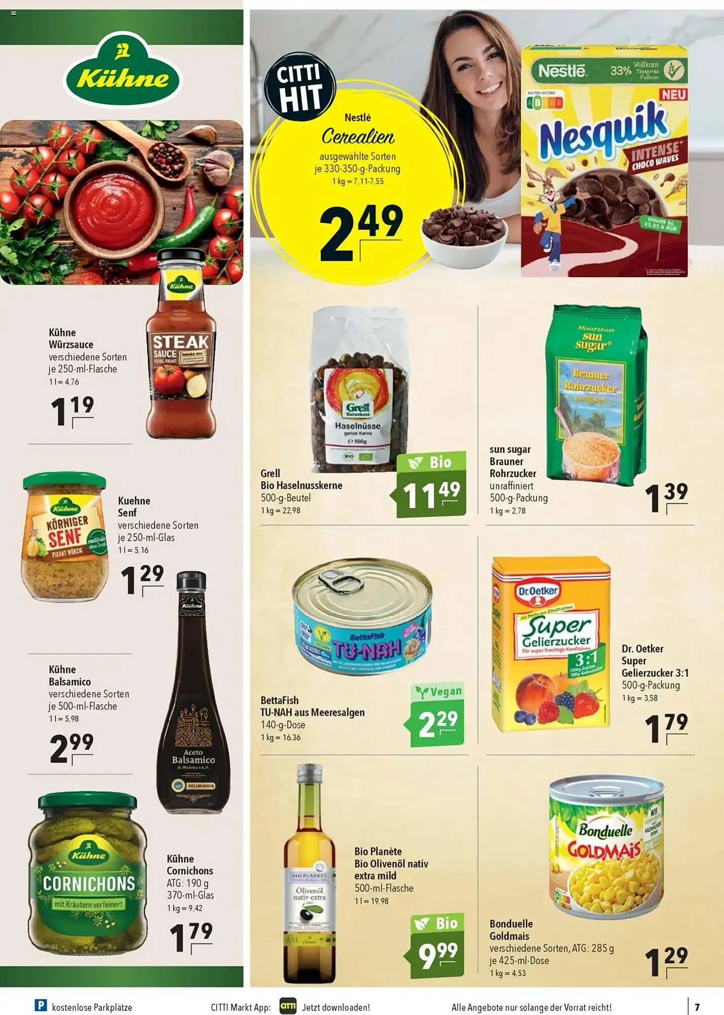 CITTI Markt Prospekt von 23. Juli bis 29. Juli 2025 - Prospekt seite 7