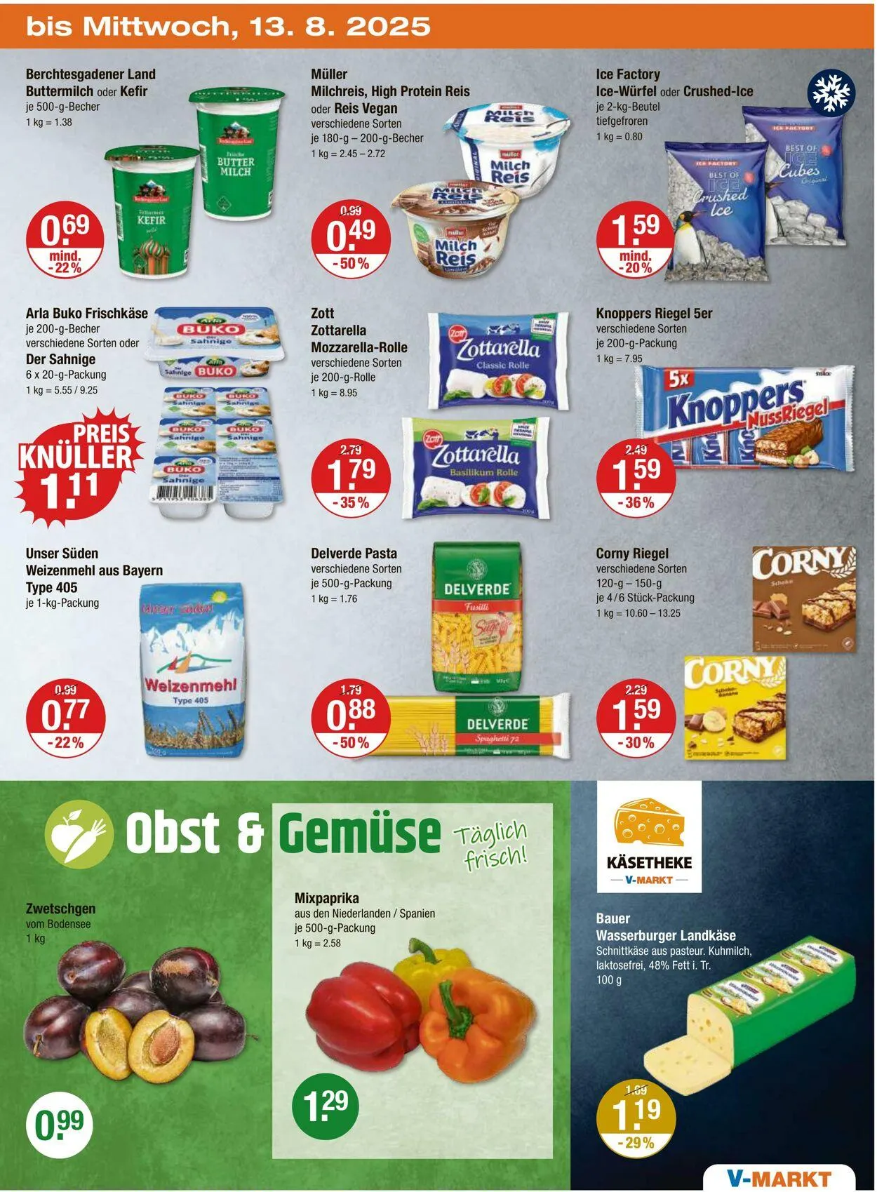 V-Markt Aktueller Prospekt von 7. August bis 13. August 2025 - Prospekt seite 19