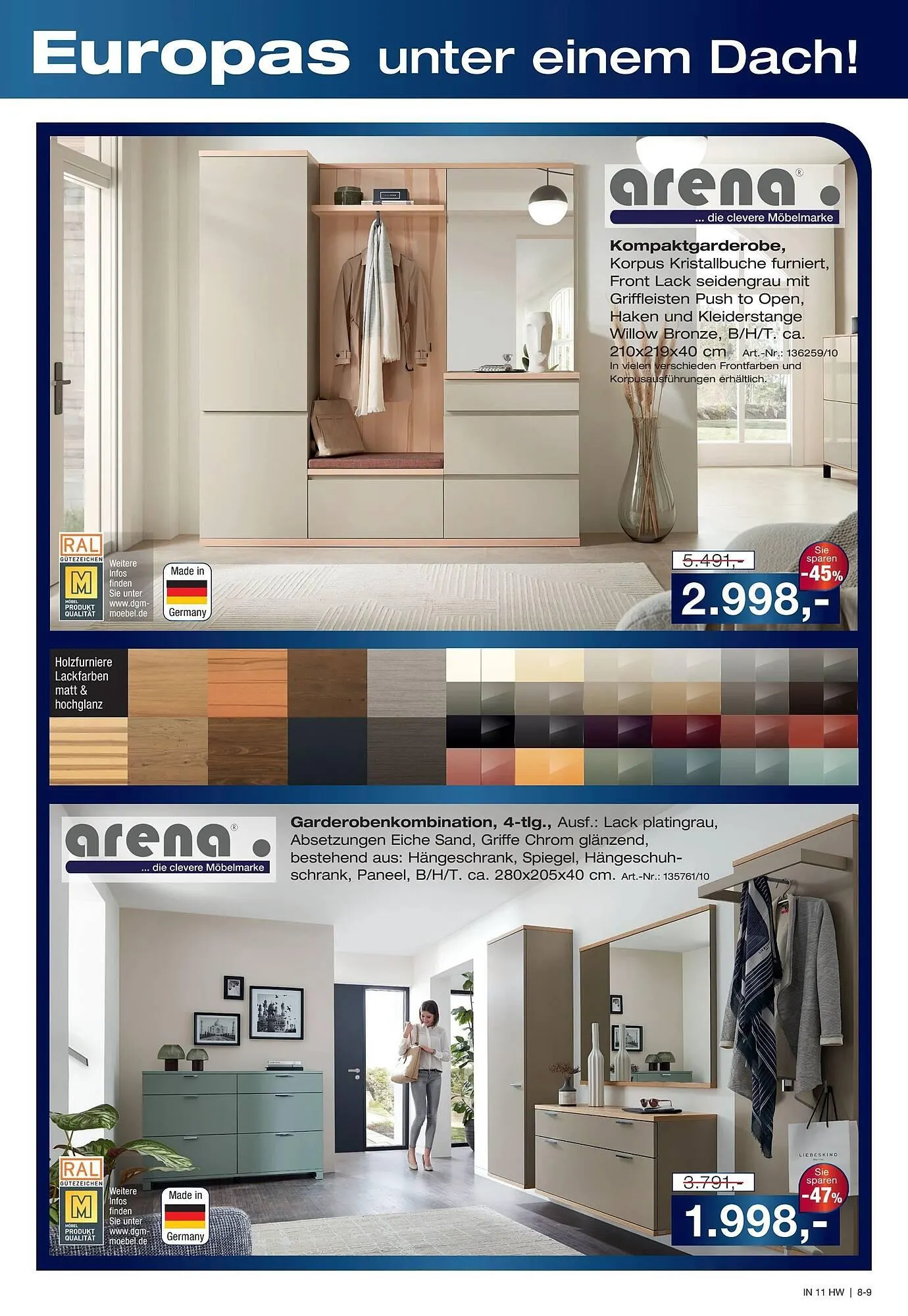 Möbel Inhofer Prospekt von 16. April bis 4. Mai 2025 - Prospekt seite 9