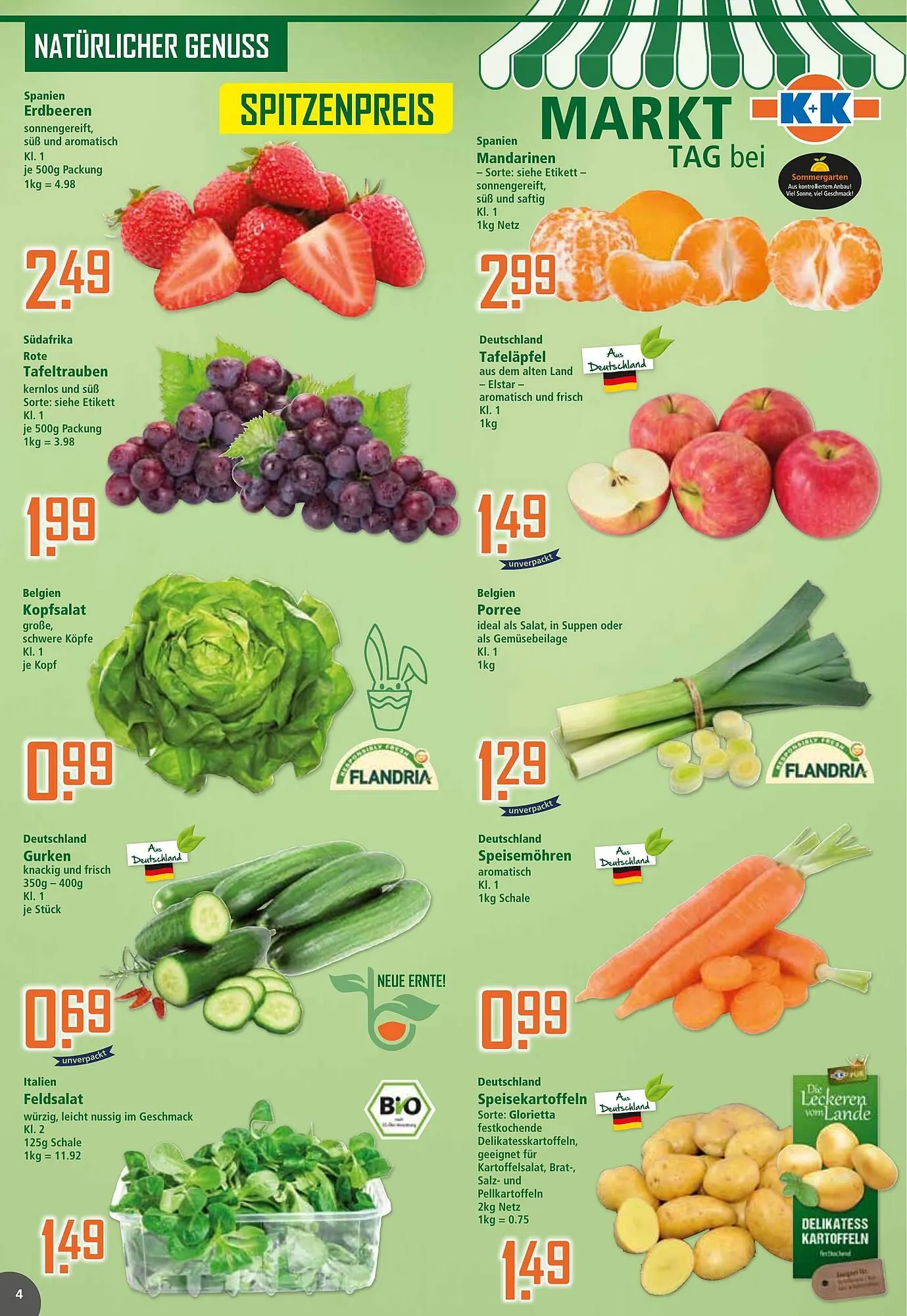 Klaas und Kock Prospekt von 30. März bis 4. April 2026 - Prospekt seite 4