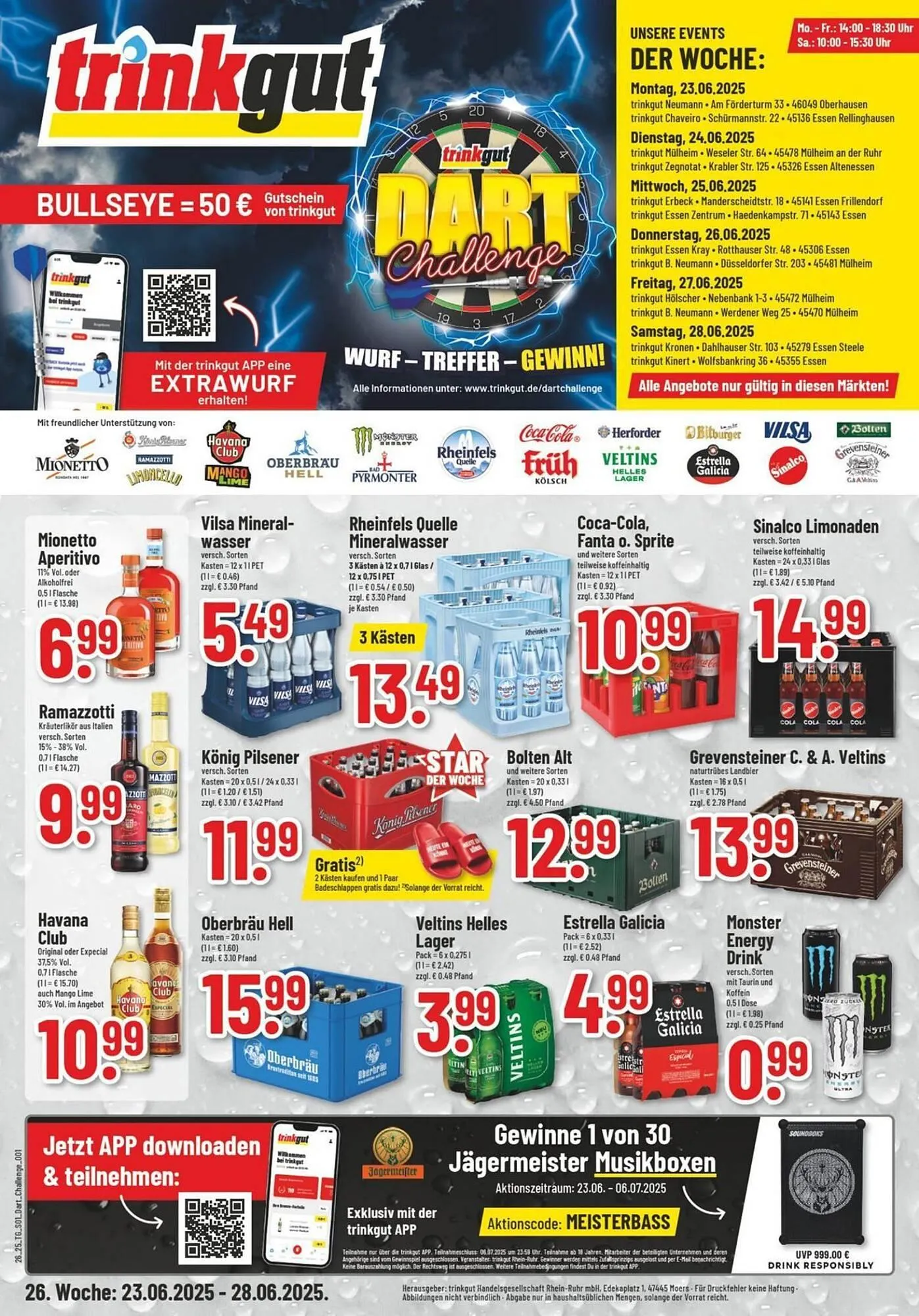 trinkgut Prospekt von 23. Juni bis 28. Juni 2025 - Prospekt seite 1