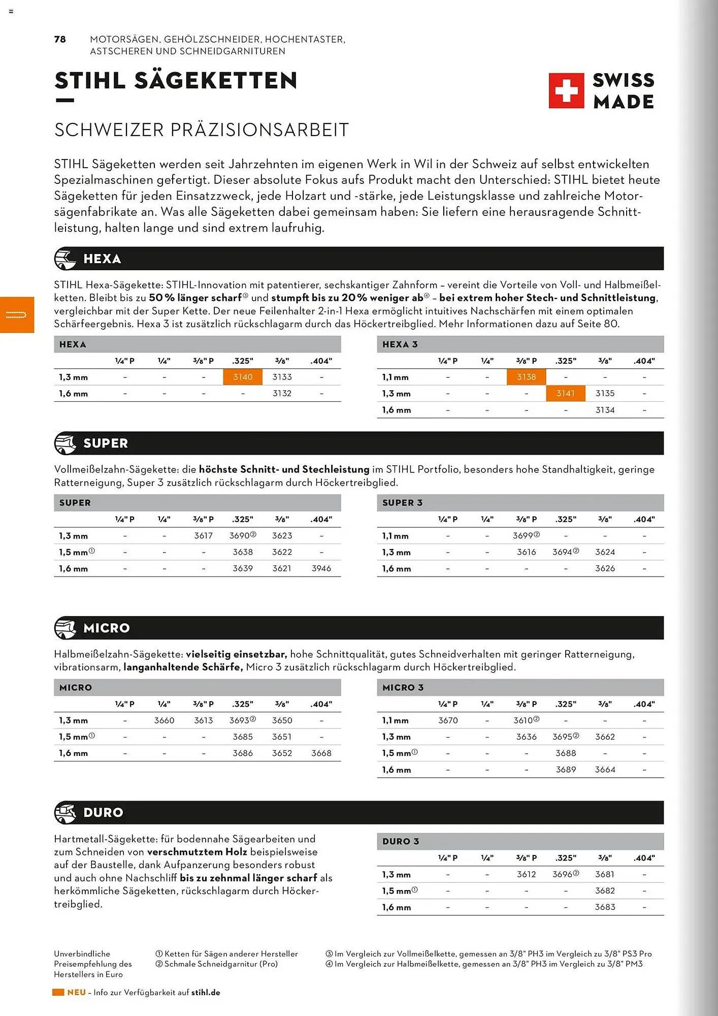 STIHL Prospekt von 1. Januar bis 31. Dezember 2026 - Prospekt seite 78