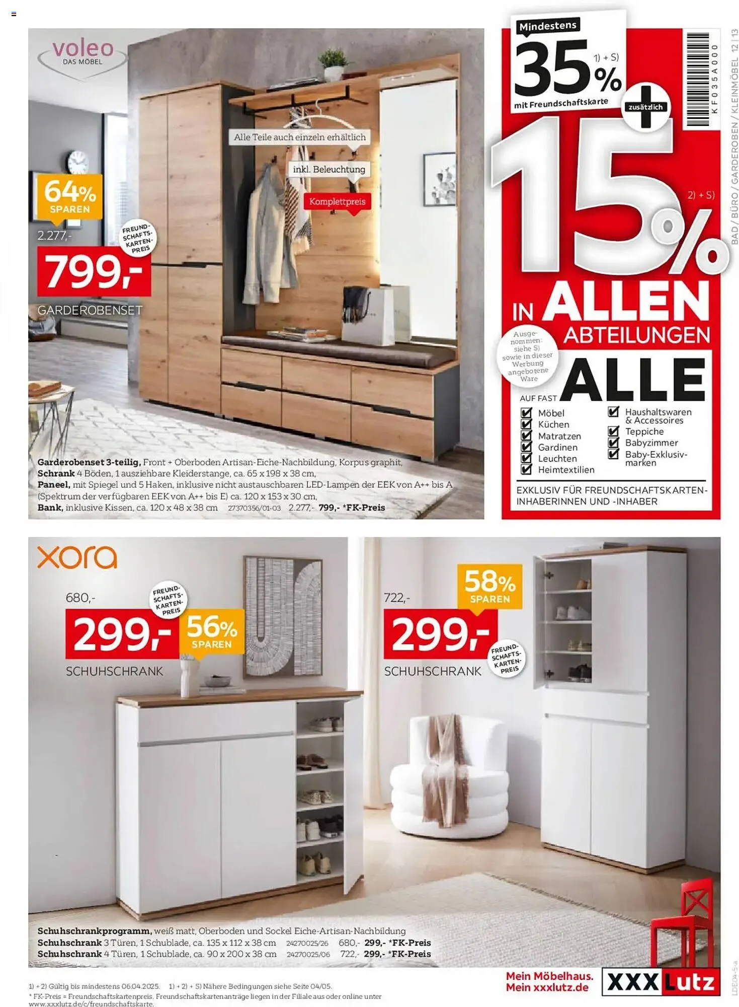 XXXLutz Prospekt von 23. März bis 6. April 2025 - Prospekt seite 15