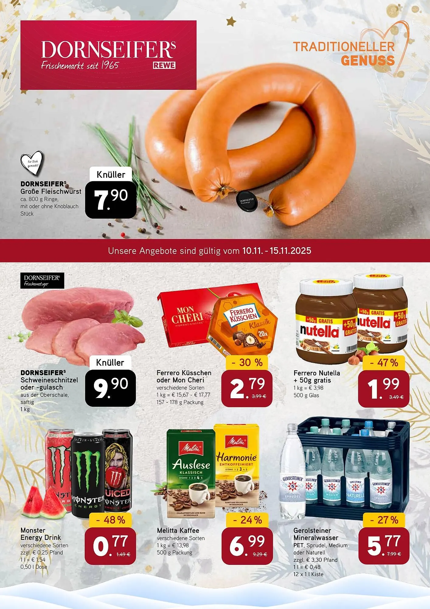 Dornseifer Prospekt von 10. November bis 15. November 2025 - Prospekt seite 1