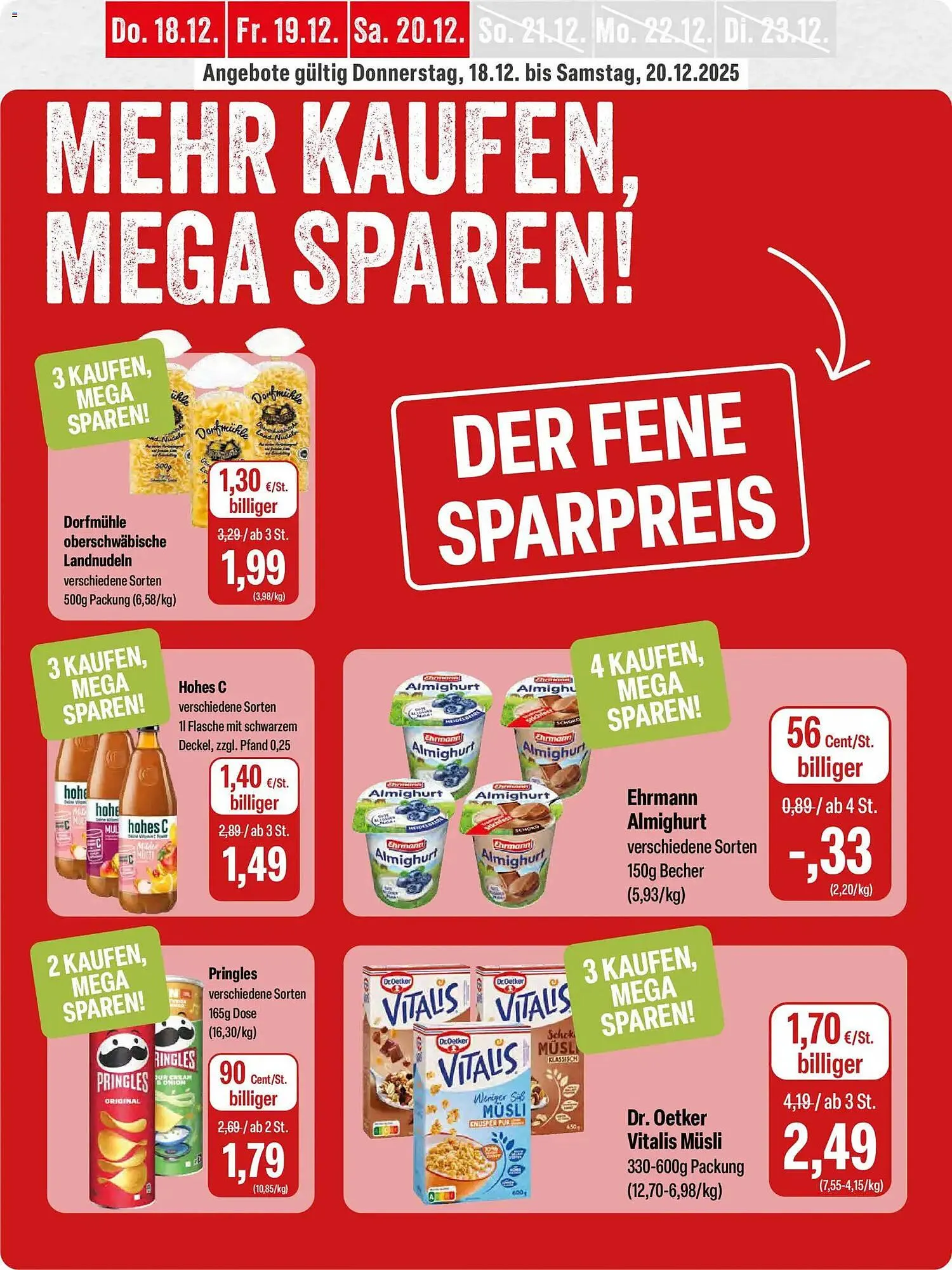 Feneberg Prospekt von 18. Dezember bis 20. Dezember 2025 - Prospekt seite 10