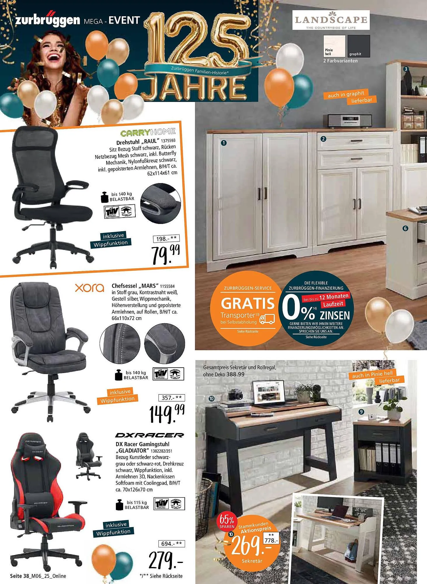 Zurbrüggen Prospekt von 2. Mai bis 17. Mai 2025 - Prospekt seite 38