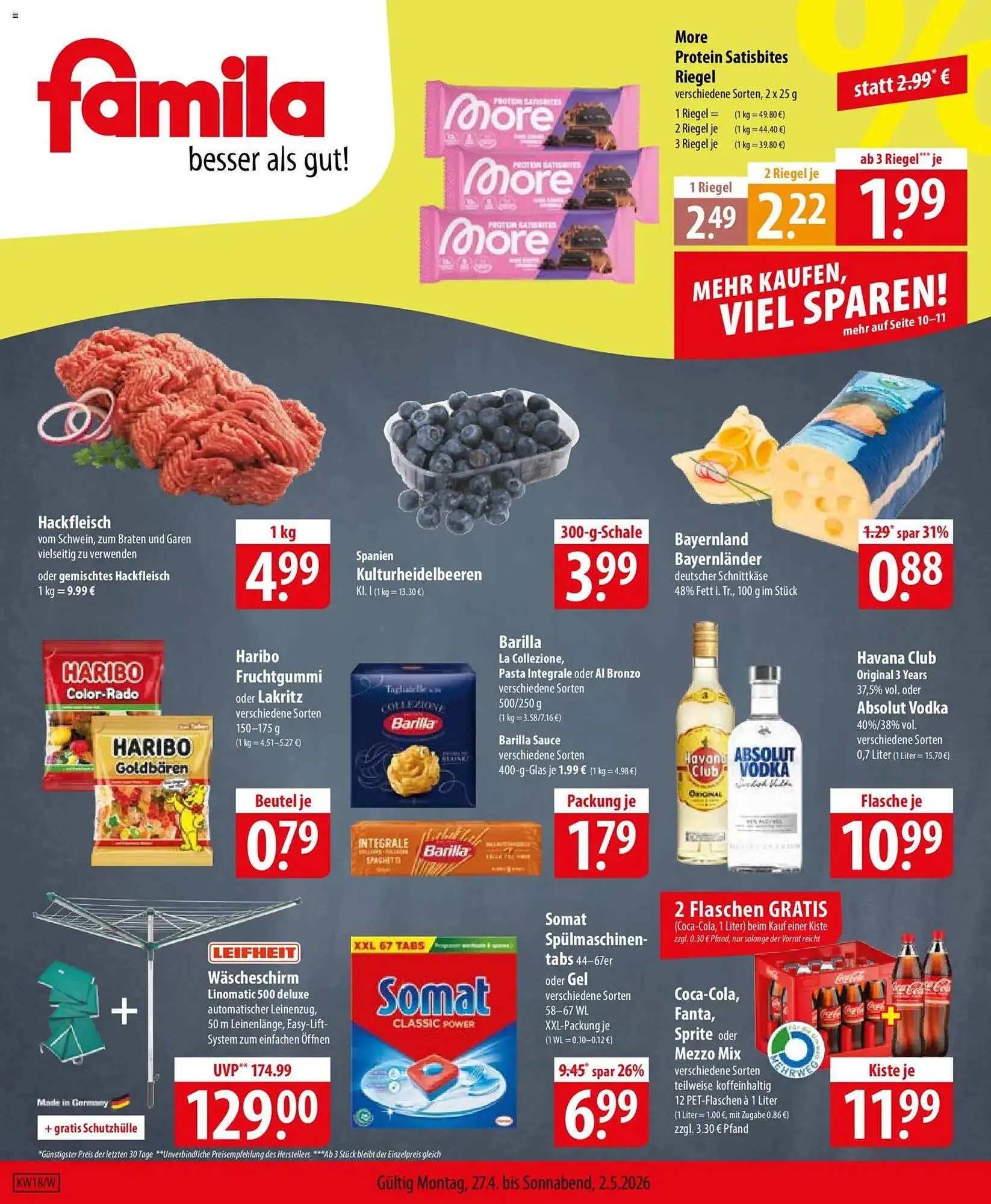 Famila Nord Ost Prospekt von 27. April bis 2. Mai 2026 - Prospekt seite 1