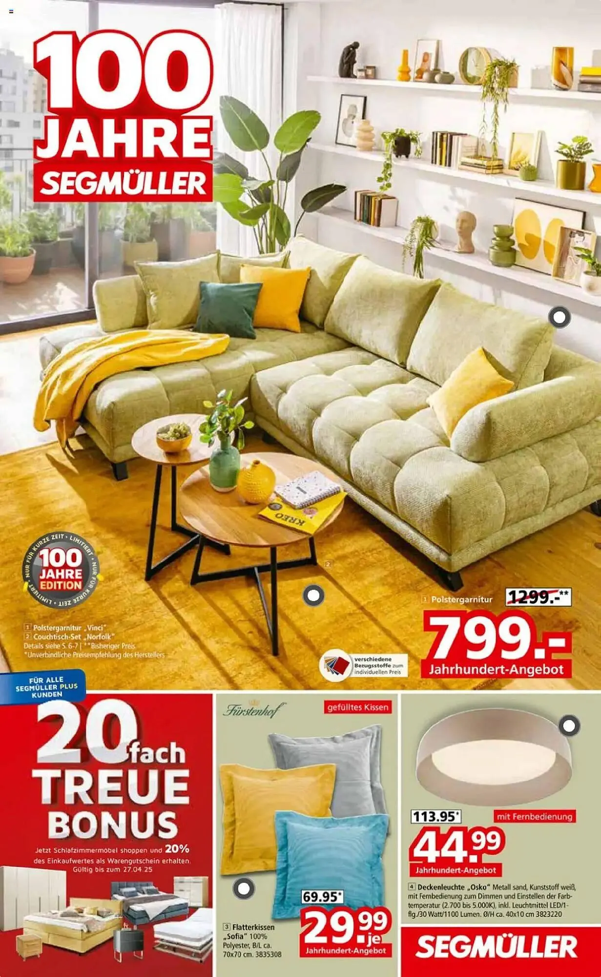 Segmüller Prospekt von 30. März bis 6. April 2025 - Prospekt seite 1