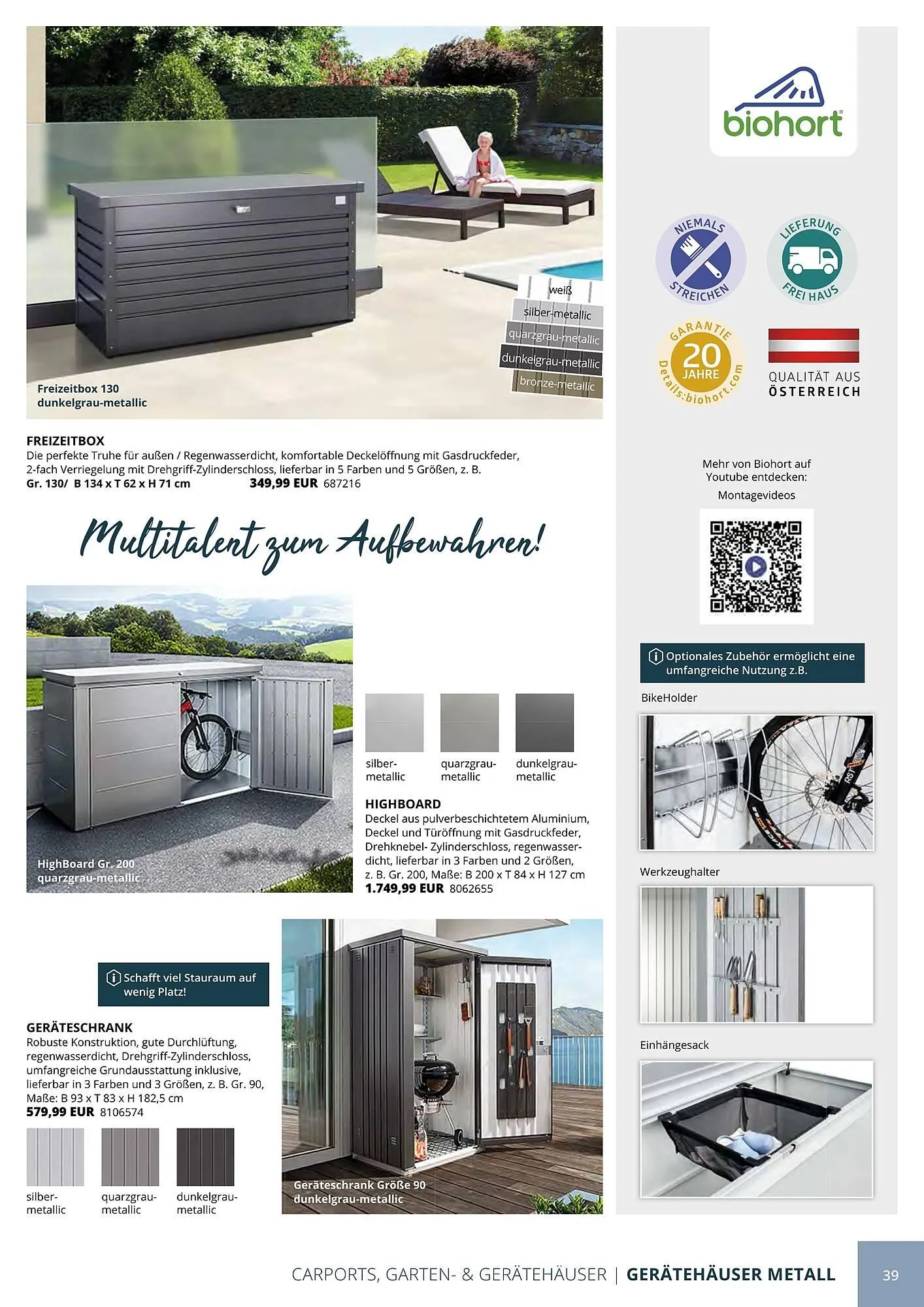 BBM Baumarkt Prospekt von 20. April bis 31. Dezember 2025 - Prospekt seite 39