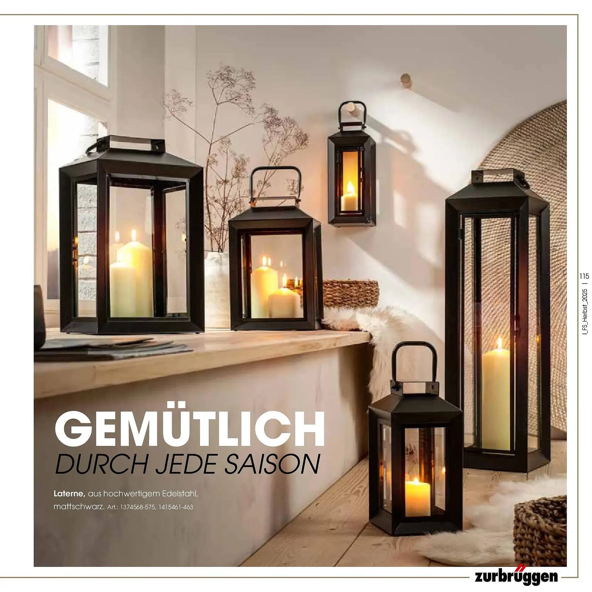 Zurbrüggen Prospekt von 19. Oktober bis 31. Januar 2026 - Prospekt seite 115
