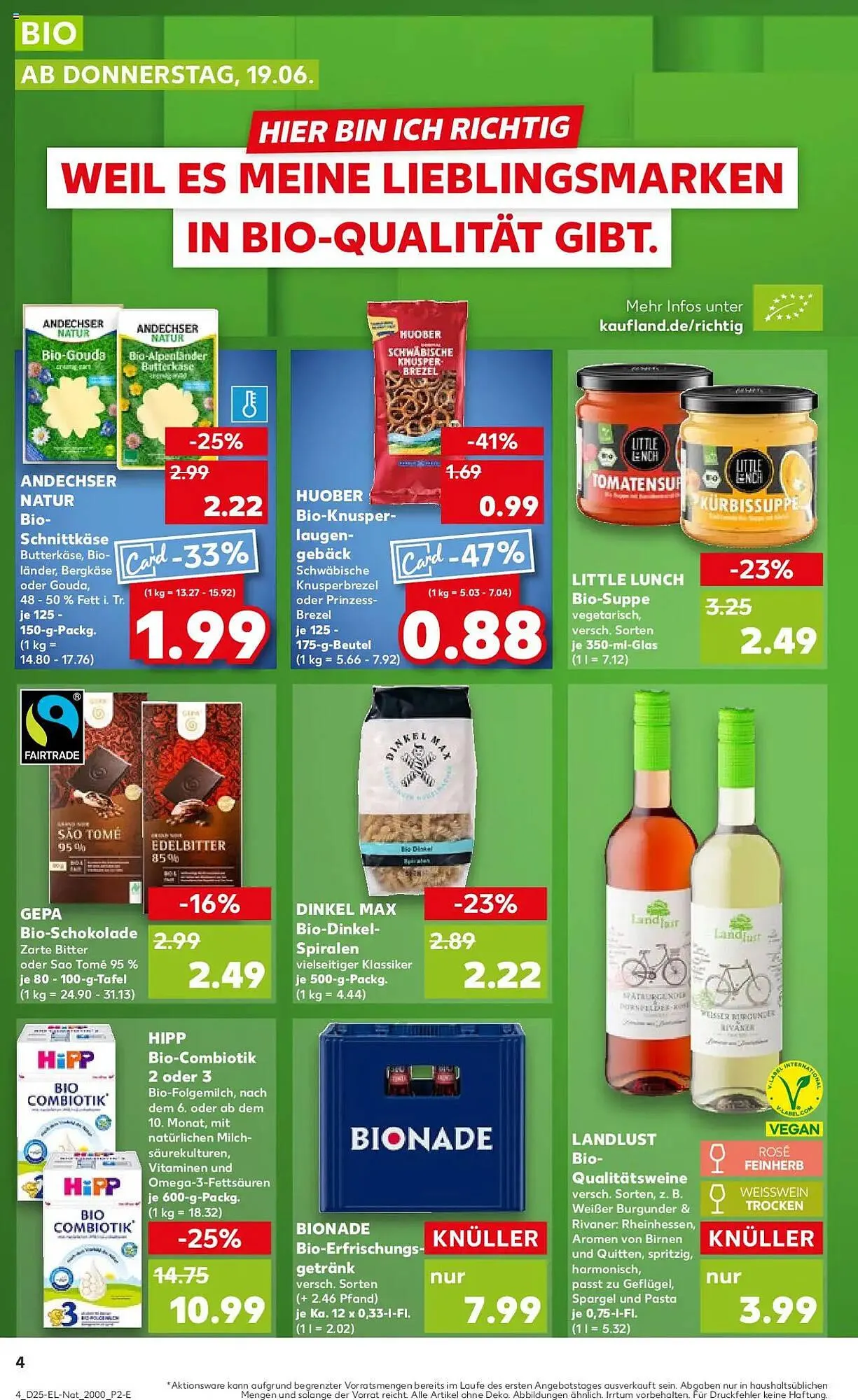 Kaufland Prospekt von 19. Juni bis 25. Juni 2025 - Prospekt seite 4