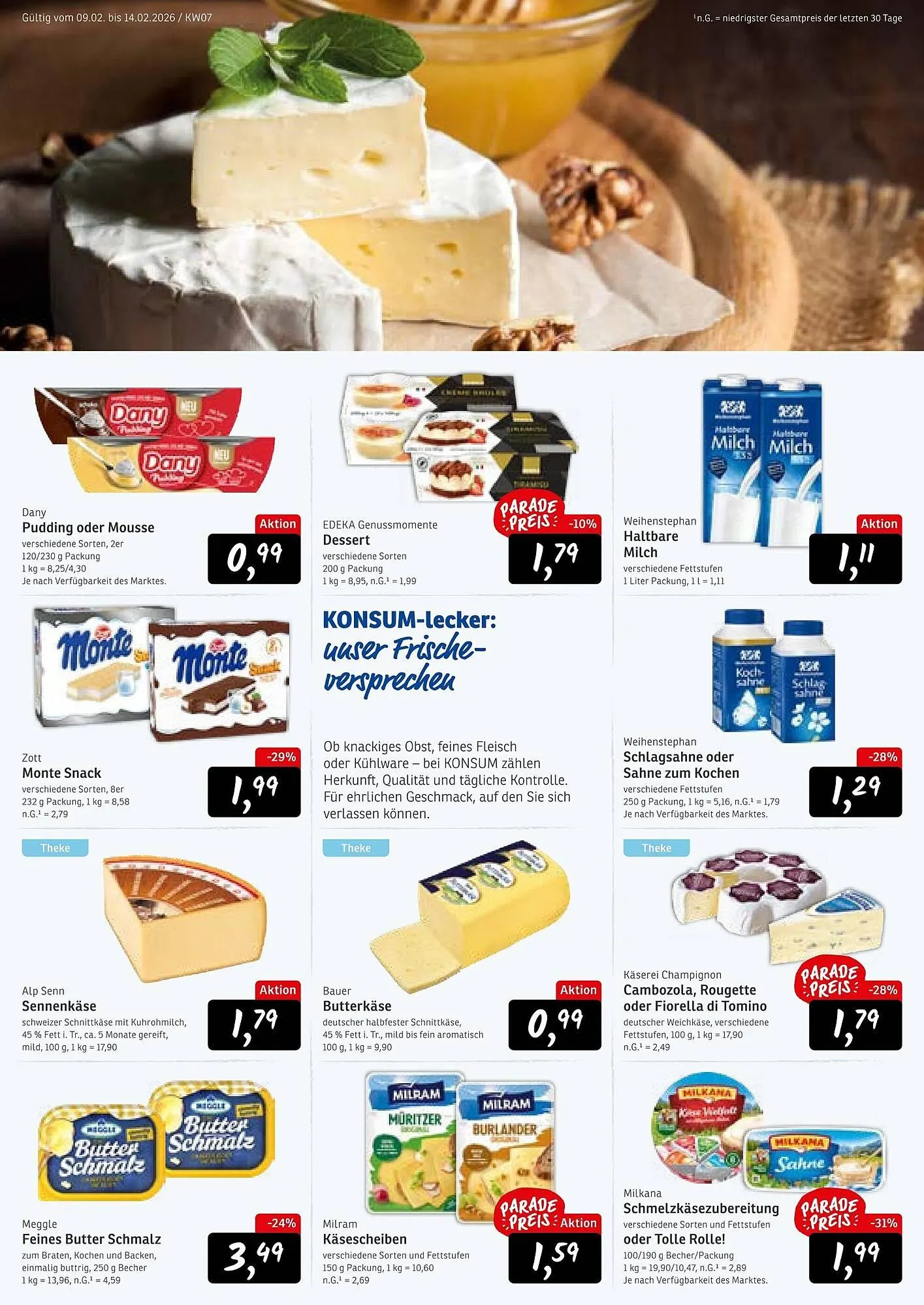 KONSUM Prospekt von 9. Februar bis 14. Februar 2026 - Prospekt seite 4