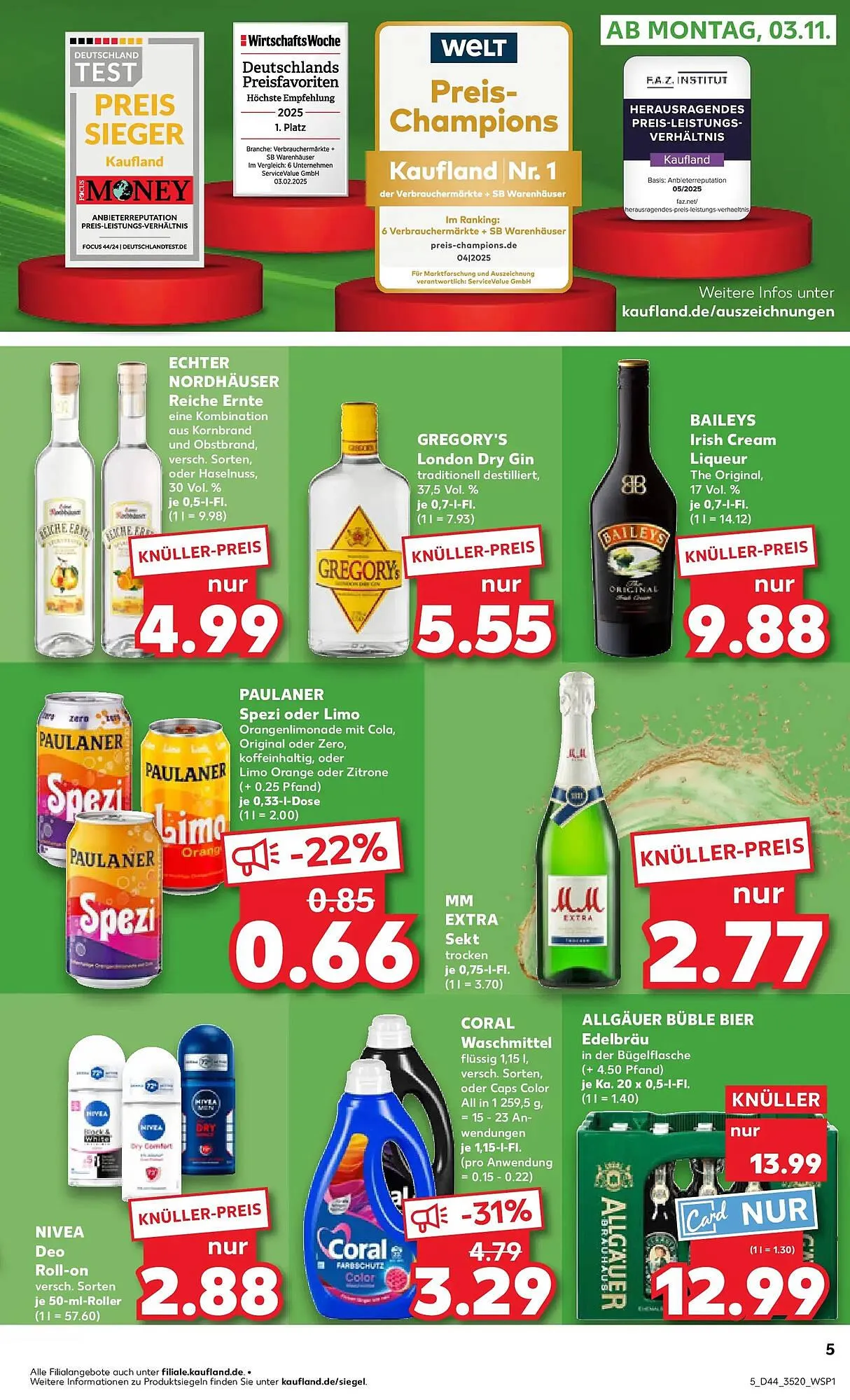 Kaufland Prospekt von 2. November bis 5. November 2025 - Prospekt seite 5