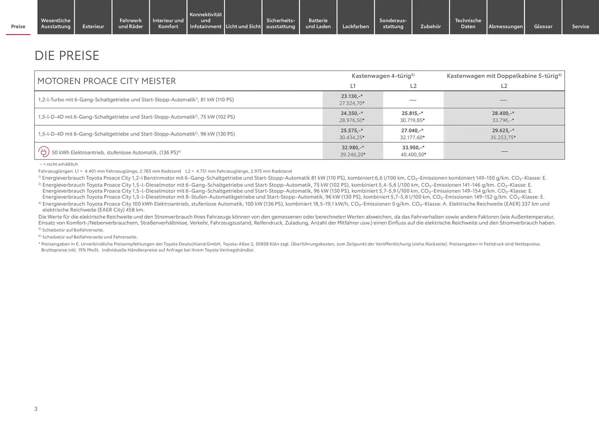Toyota Prospekt von 5. November bis 5. November 2025 - Prospekt seite 3