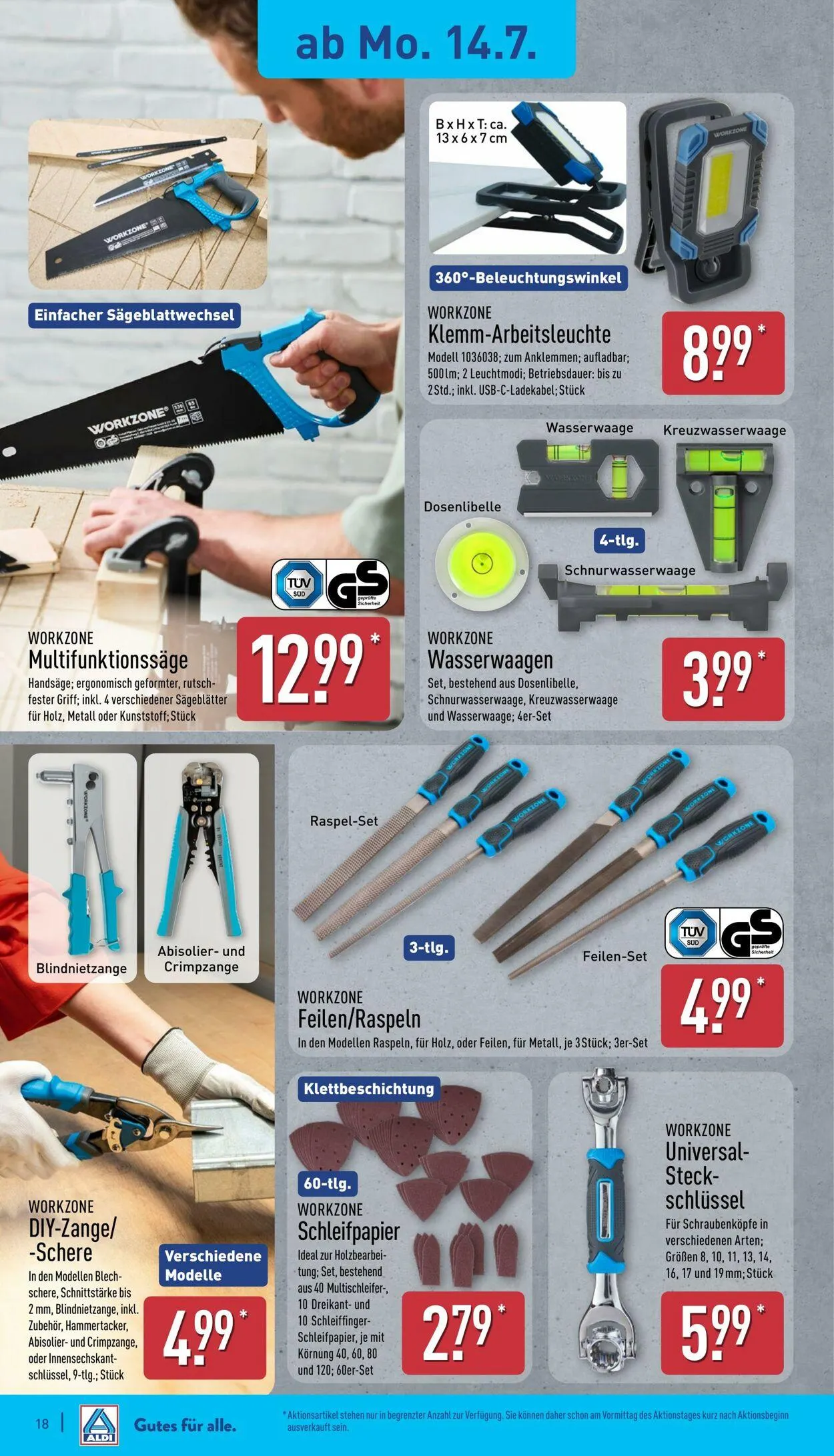 Aldi-Nord von 14. Juli bis 19. Juli 2025 - Prospekt seite 18