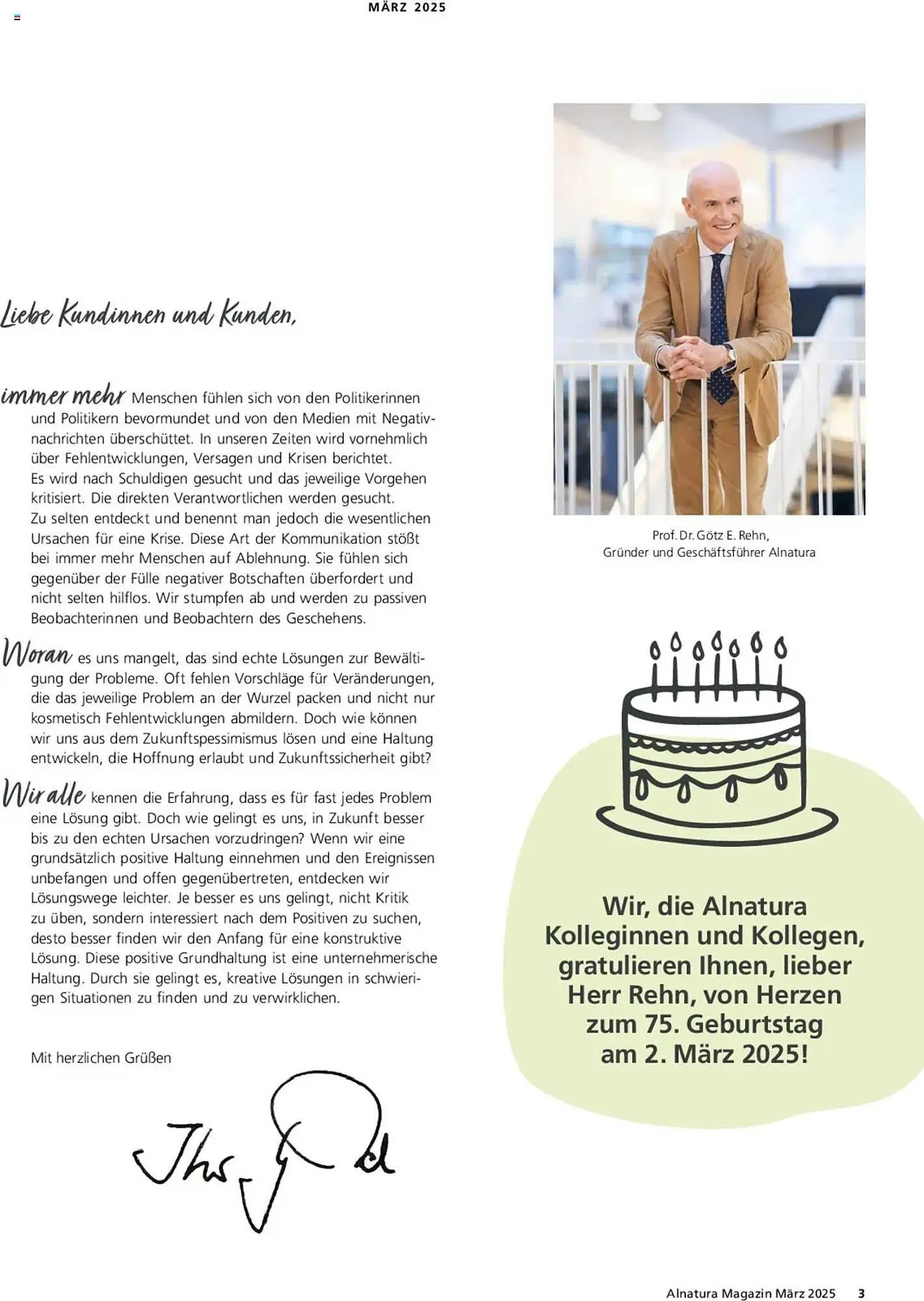 Alnatura Prospekt von 1. März bis 31. März 2025 - Prospekt seite 3