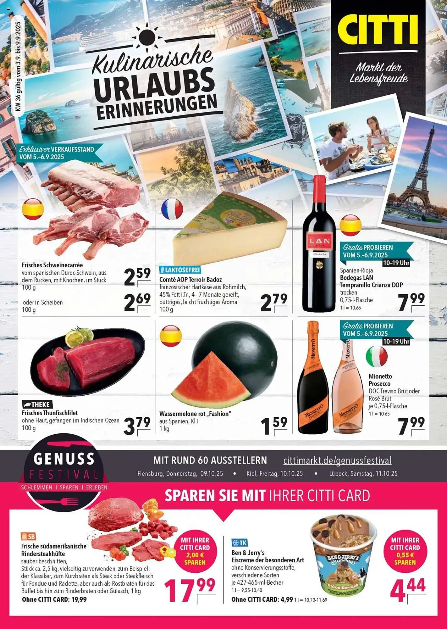 CITTI Markt Prospekt von 3. September bis 9. September 2025 - Prospekt seite 1