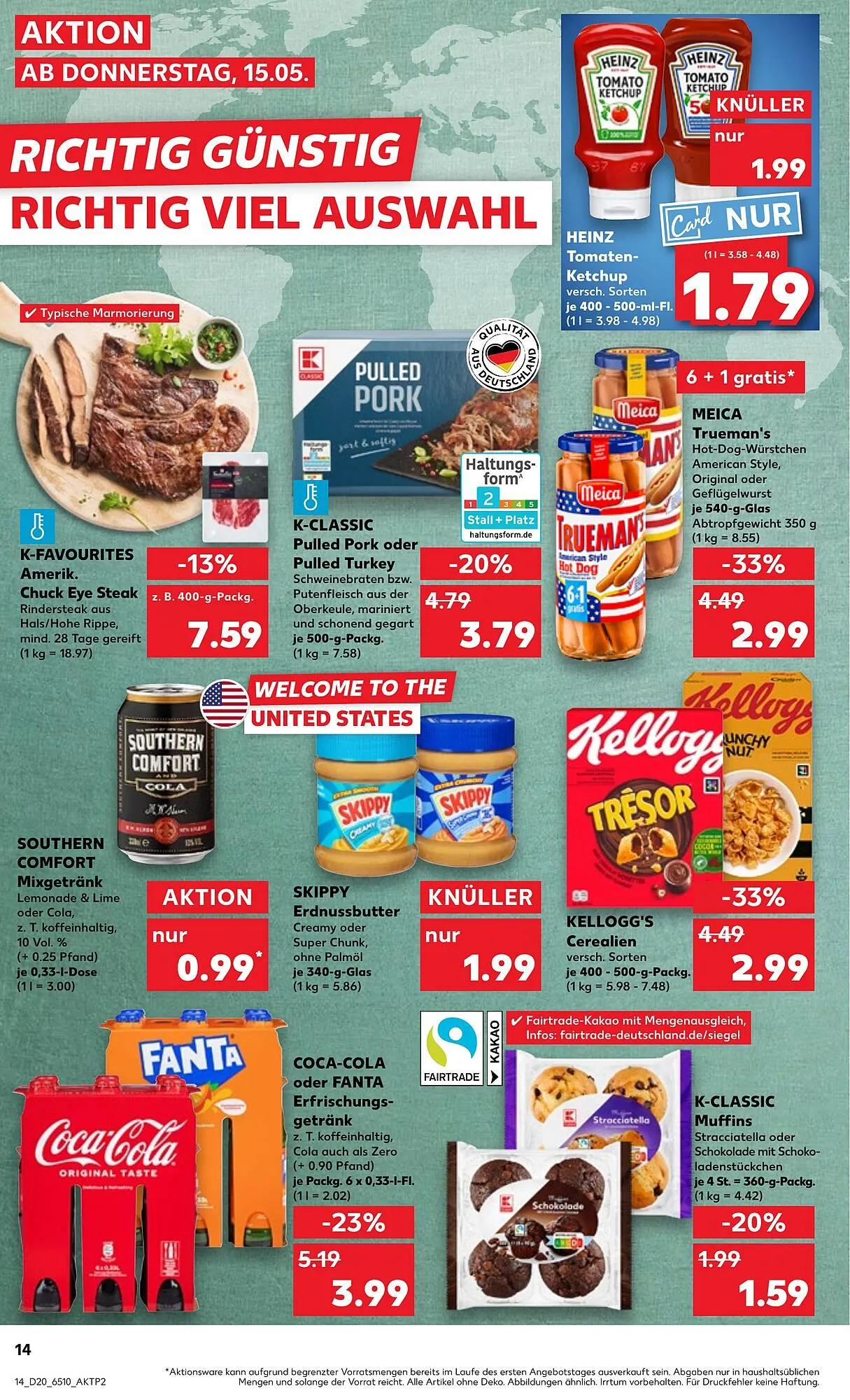 Kaufland Prospekt von 15. Mai bis 21. Mai 2025 - Prospekt seite 14