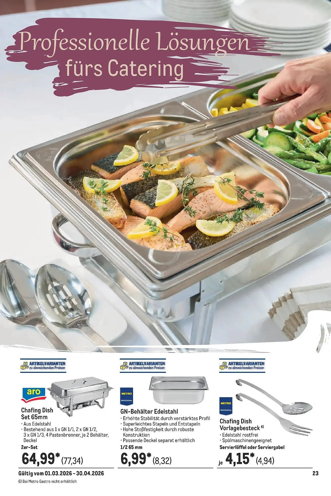 METRO Prospekt von 22. März bis 28. März 2026 - Prospekt seite 23