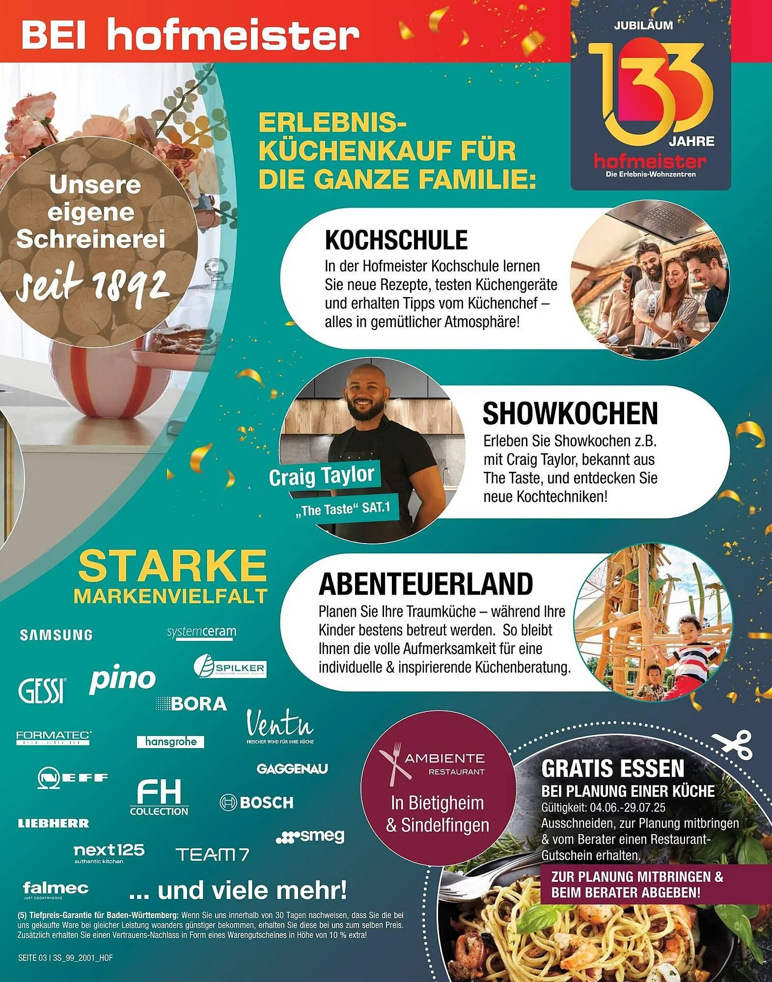 Hofmeister Prospekt von 4. Juni bis 29. Juli 2025 - Prospekt seite 3