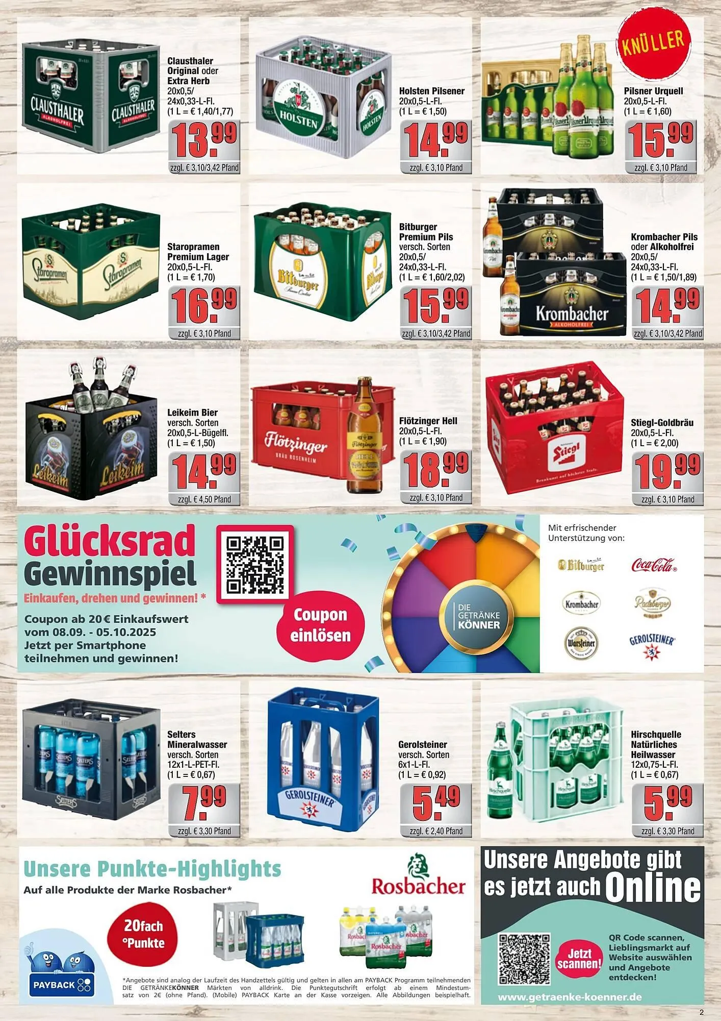 alldrink Prospekt von 1. September bis 13. September 2025 - Prospekt seite 2