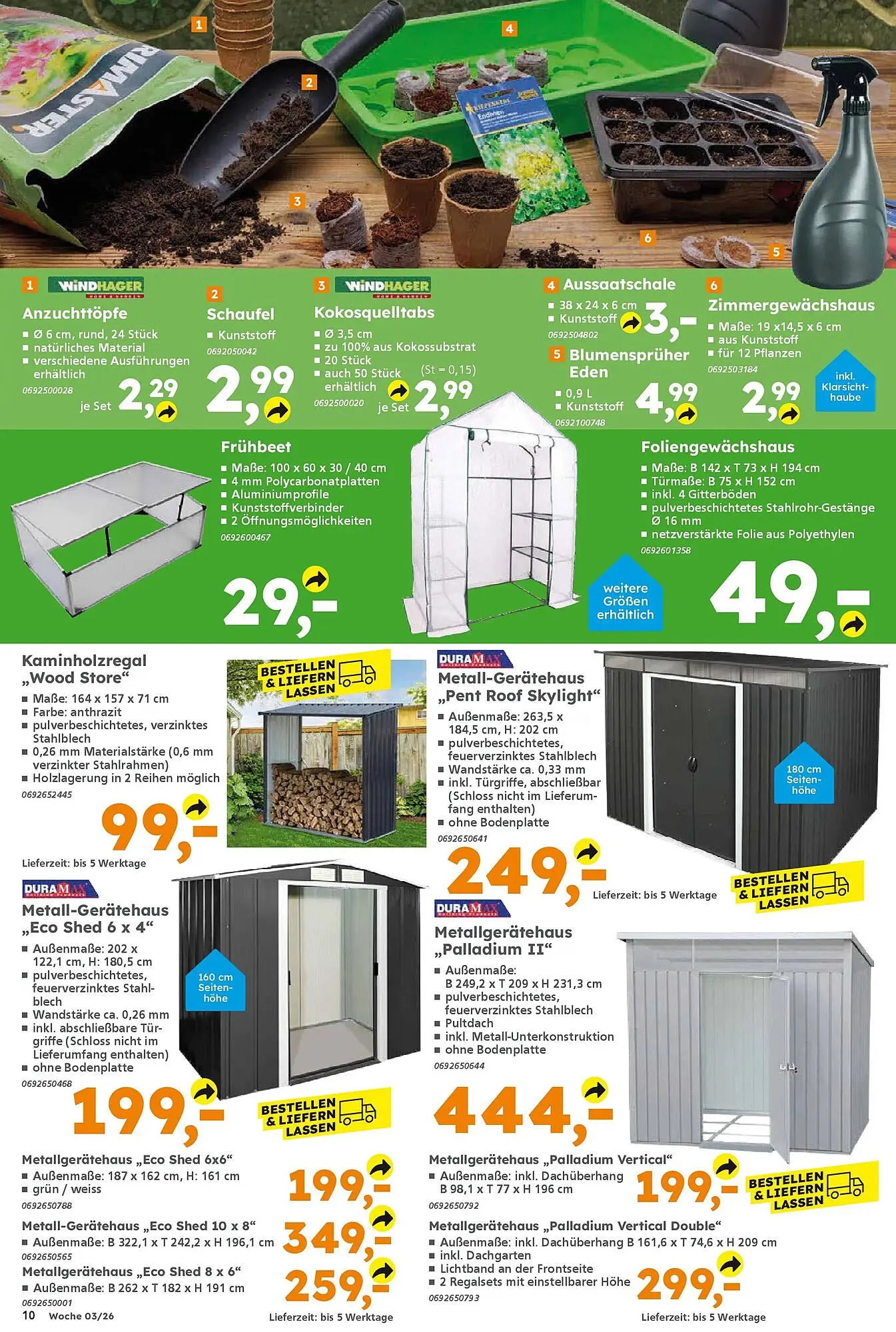 Globus Baumarkt Prospekt von 11. Januar bis 17. Januar 2026 - Prospekt seite 10