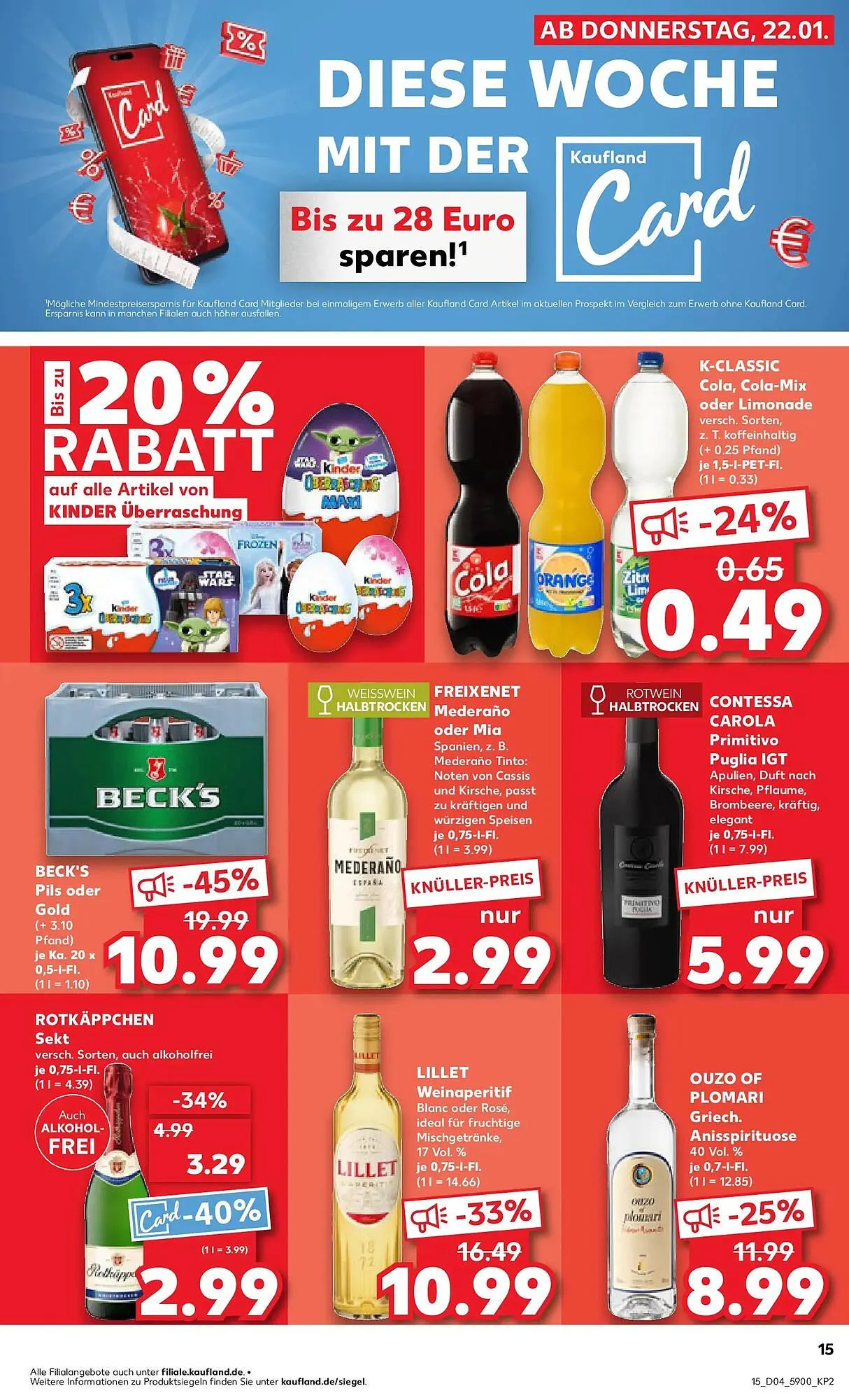 Kaufland Prospekt von 25. Januar bis 28. Januar 2026 - Prospekt seite 15