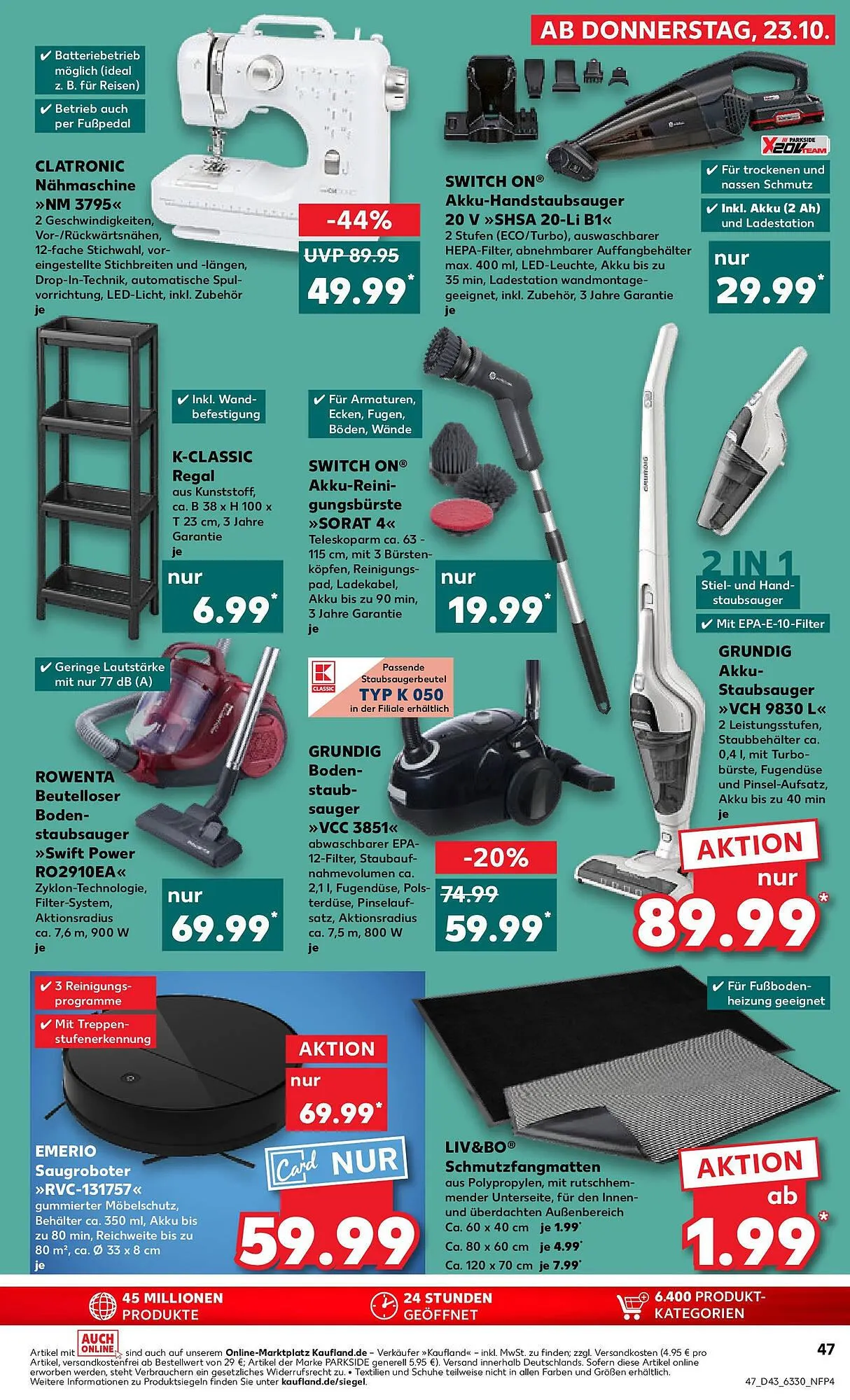 Kaufland Prospekt von 26. Oktober bis 29. Oktober 2025 - Prospekt seite 47