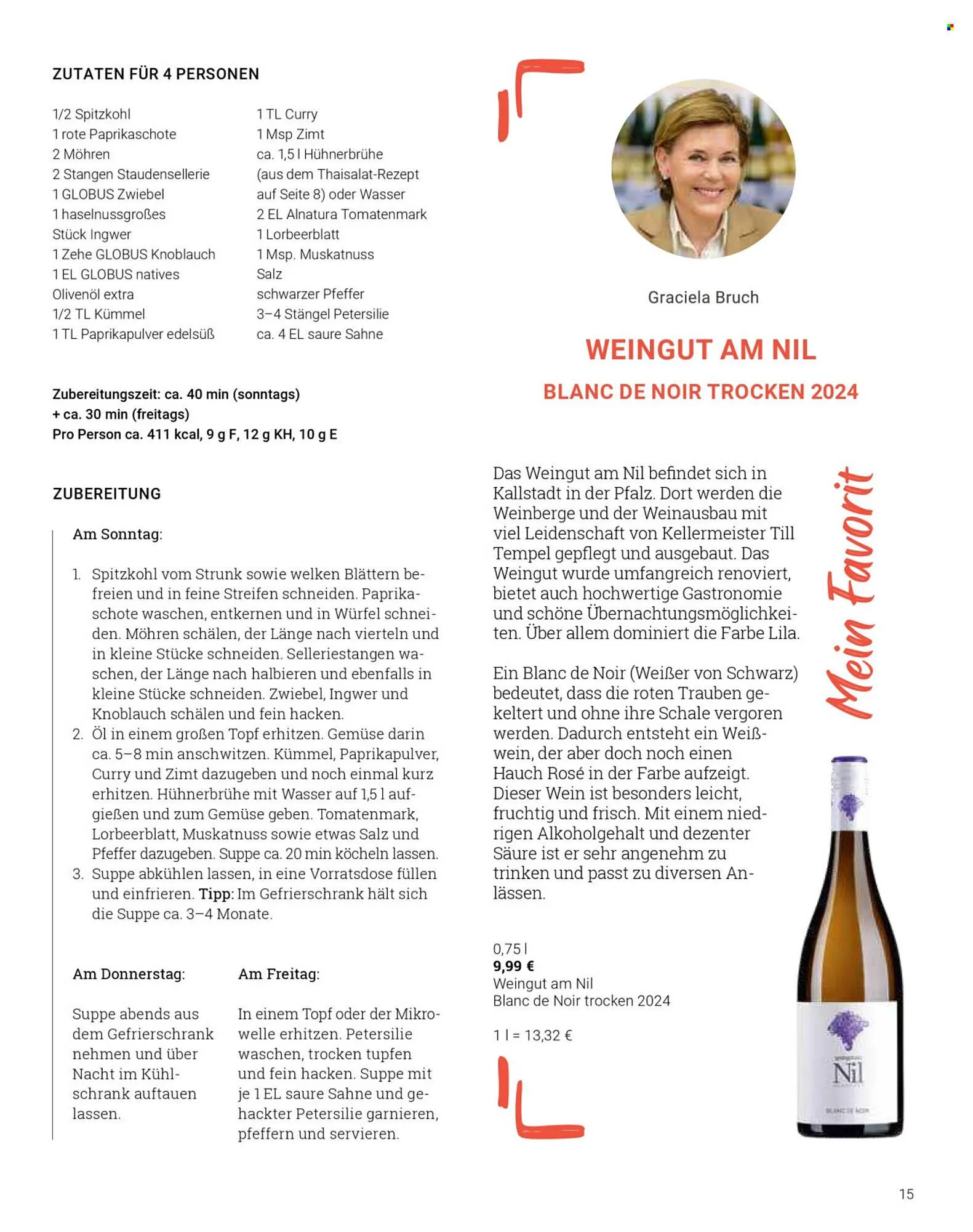 Globus Magazin von 1. März bis 31. März 2026 - Prospekt seite 15