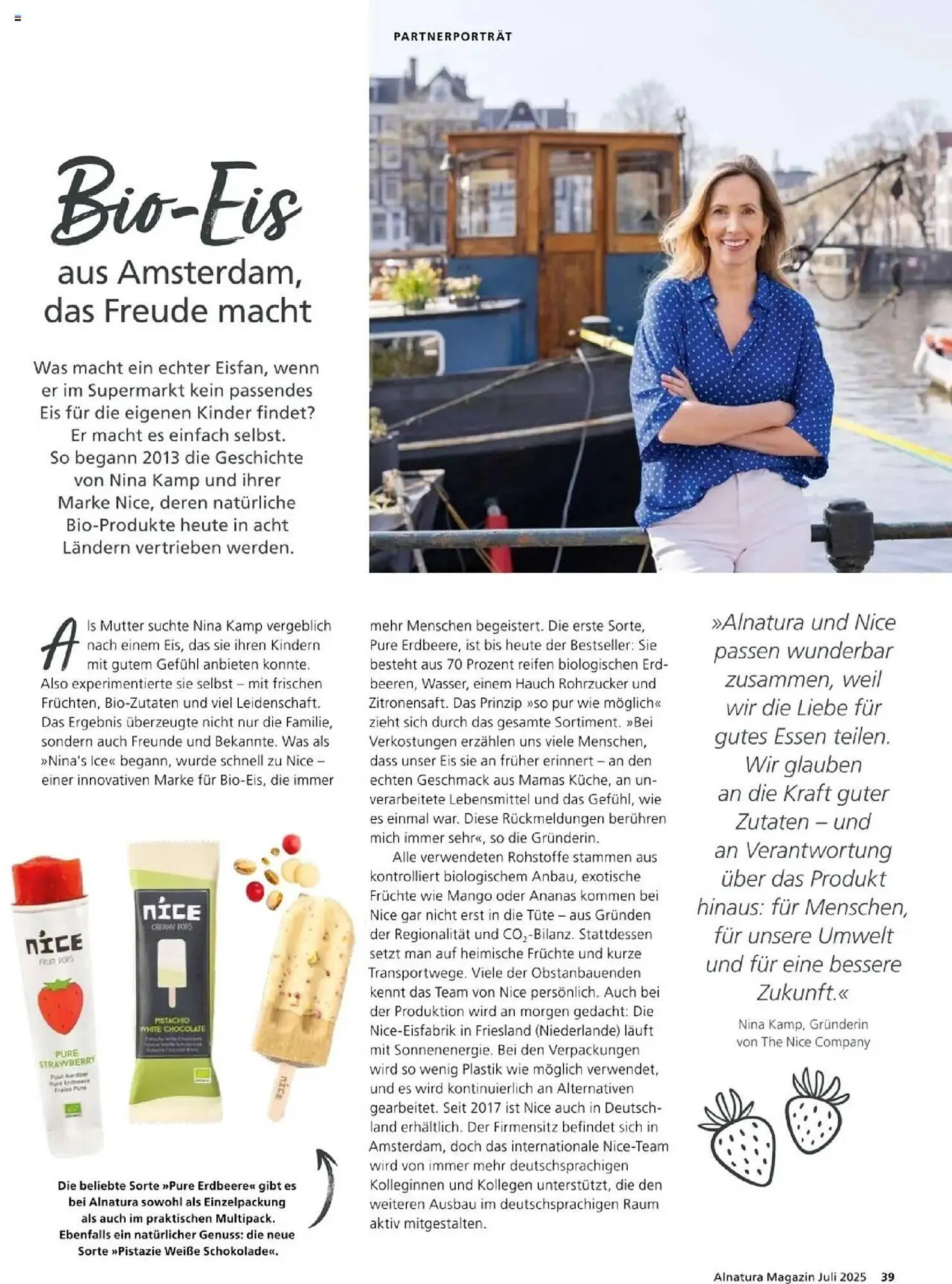 Alnatura Prospekt von 1. Juli bis 31. Juli 2025 - Prospekt seite 39