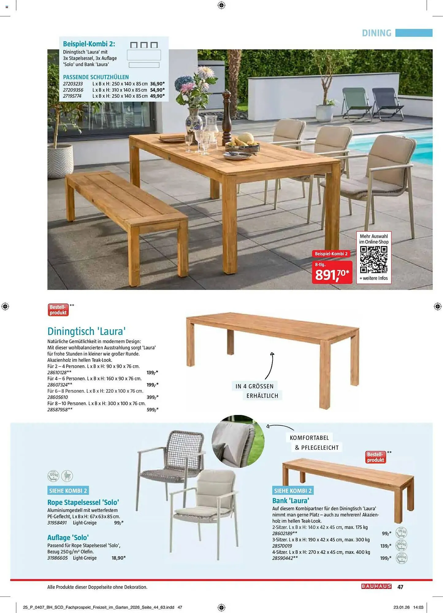 Bauhaus Prospekt von 2. März bis 30. Juni 2026 - Prospekt seite 47
