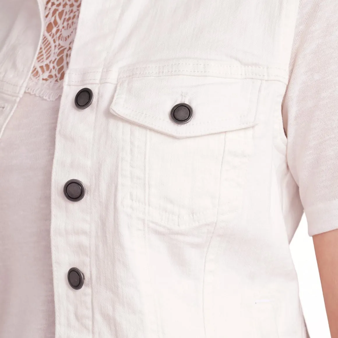 Damen Jeansweste mit vier Taschen