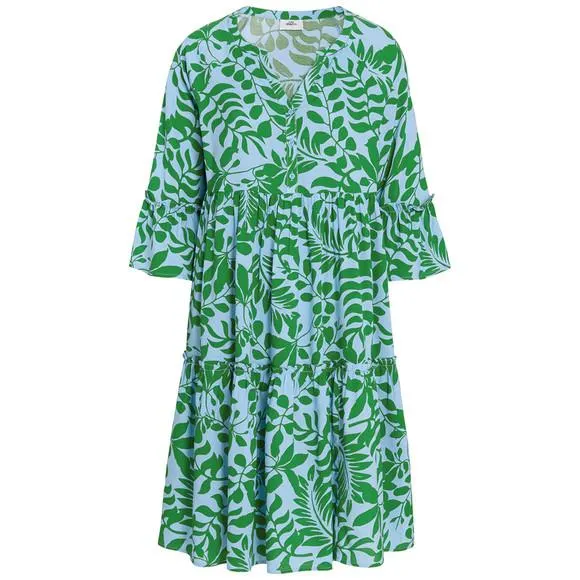 Damen Tunikakleid mit floralem Muster