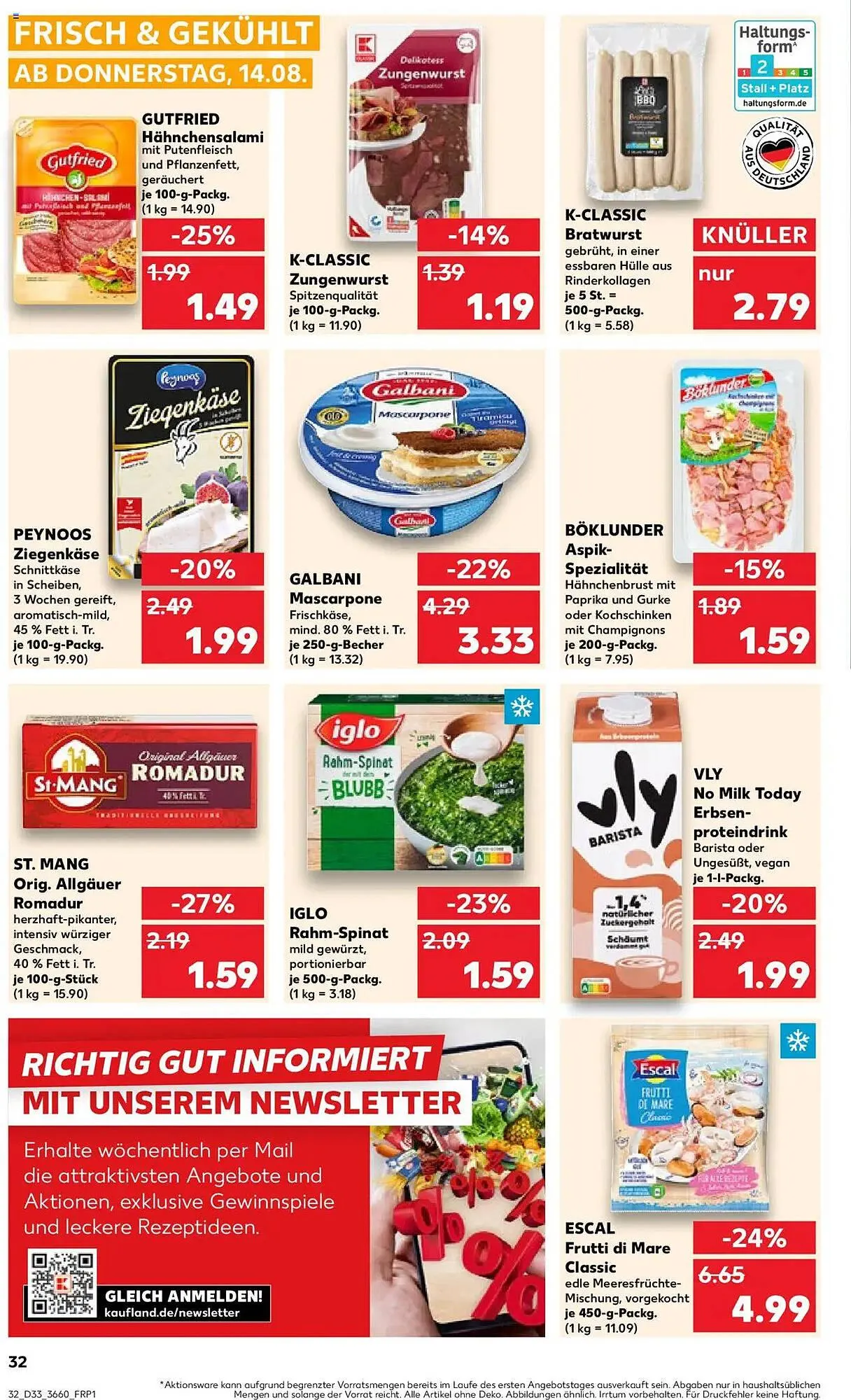 Kaufland Prospekt von 14. August bis 20. August 2025 - Prospekt seite 32